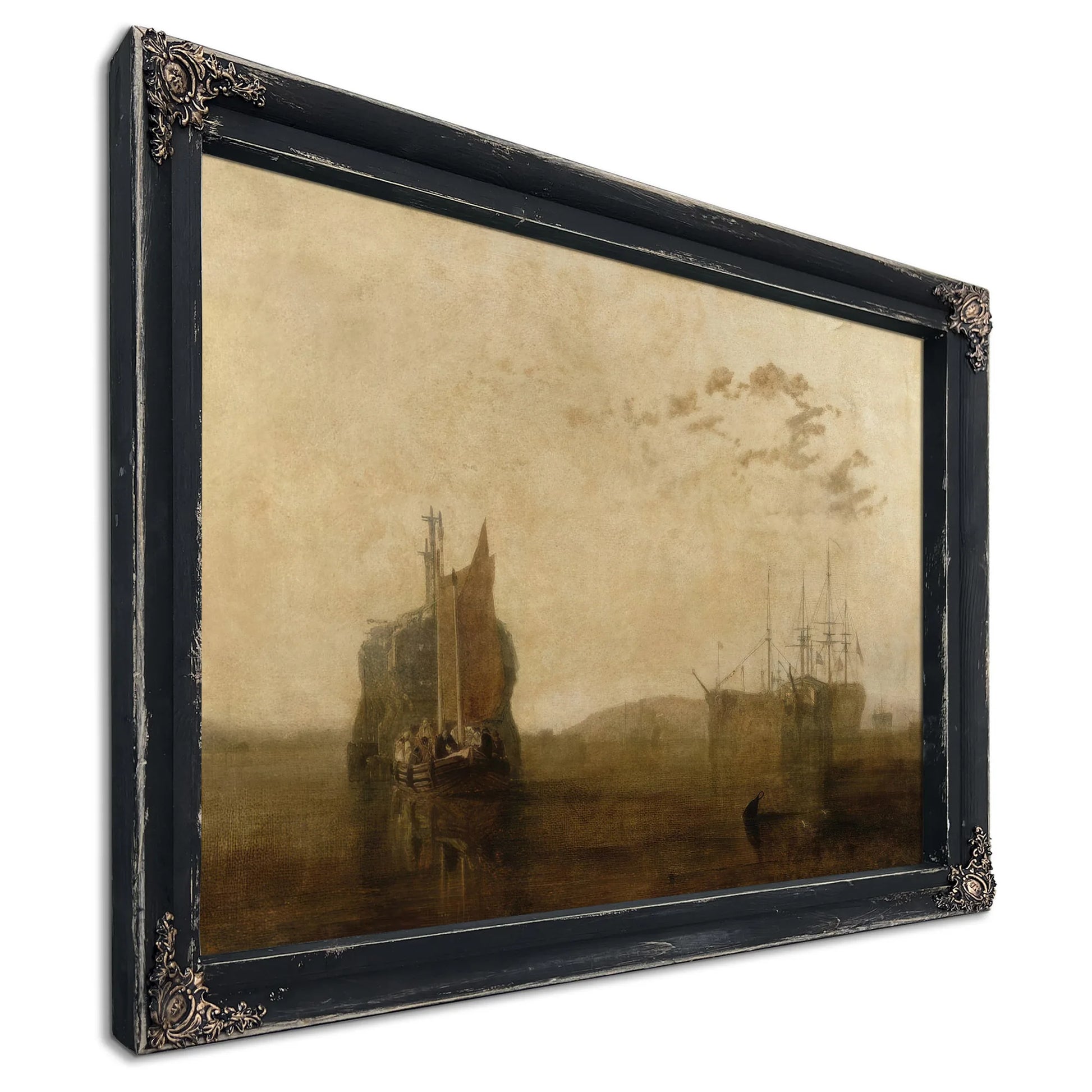Hulks On The Tamar By Joseph Mallord William Turner Fine Art Print