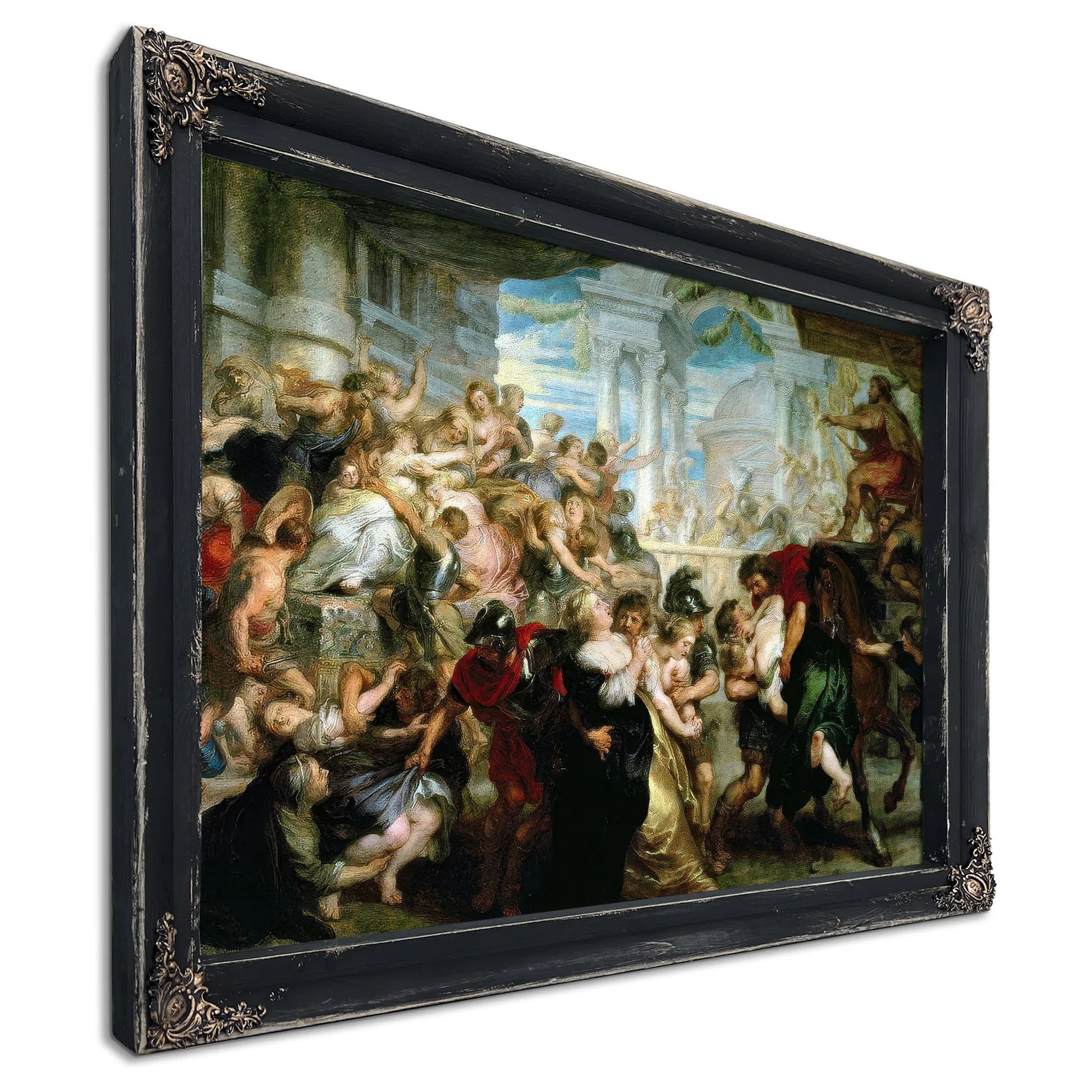 The Rape Of The Sabine Women By Peter Paul Rubens Fine Art Print