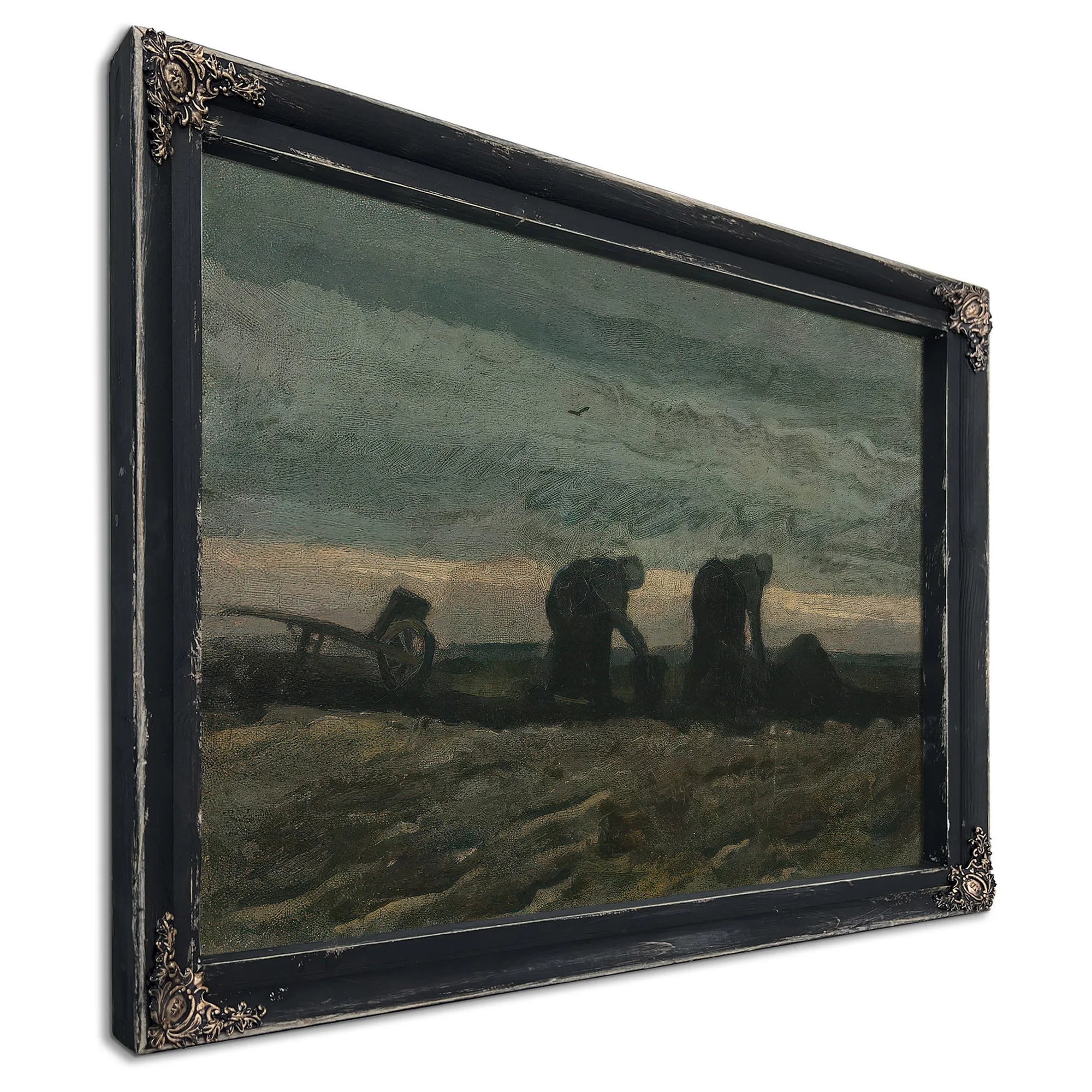 Two Women On The Heath By Vincent Van Gogh Fine Art Print