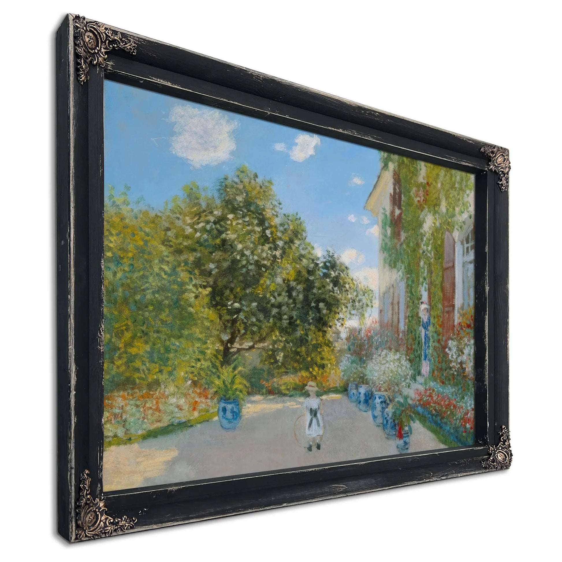 The Artist's House At Argenteuil By Claude Monet Fine Art Print