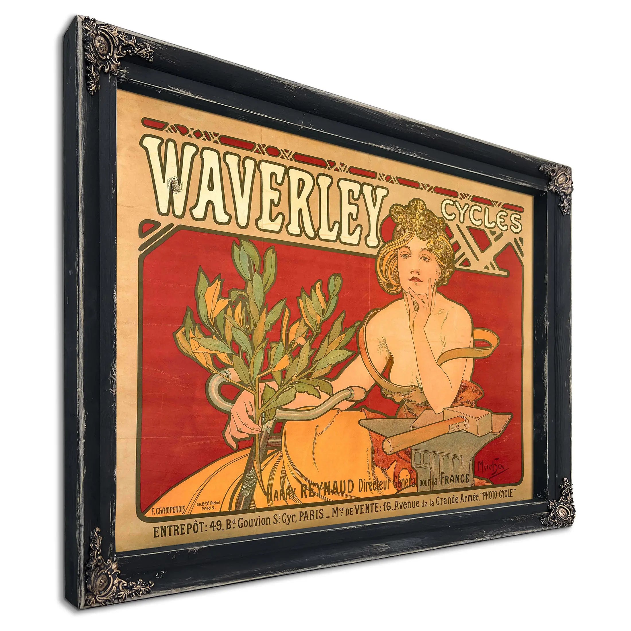 Waverley Cycles by Alphonse Mucha