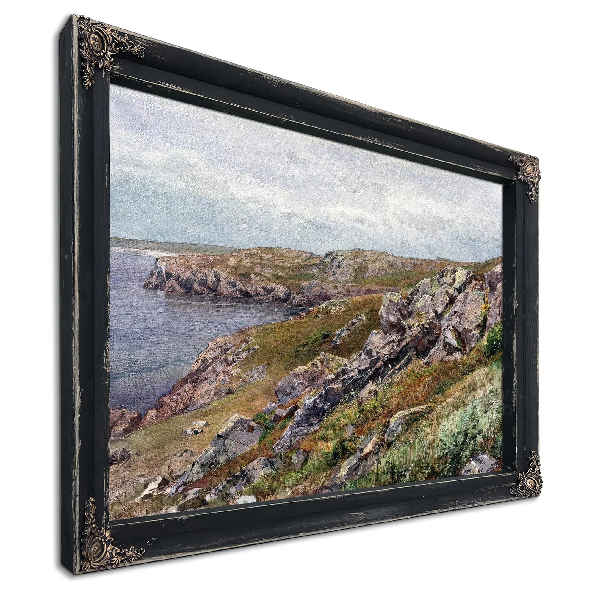 Rhode Island Coast Conanicut Island By William Trost Richards Fine Art Print