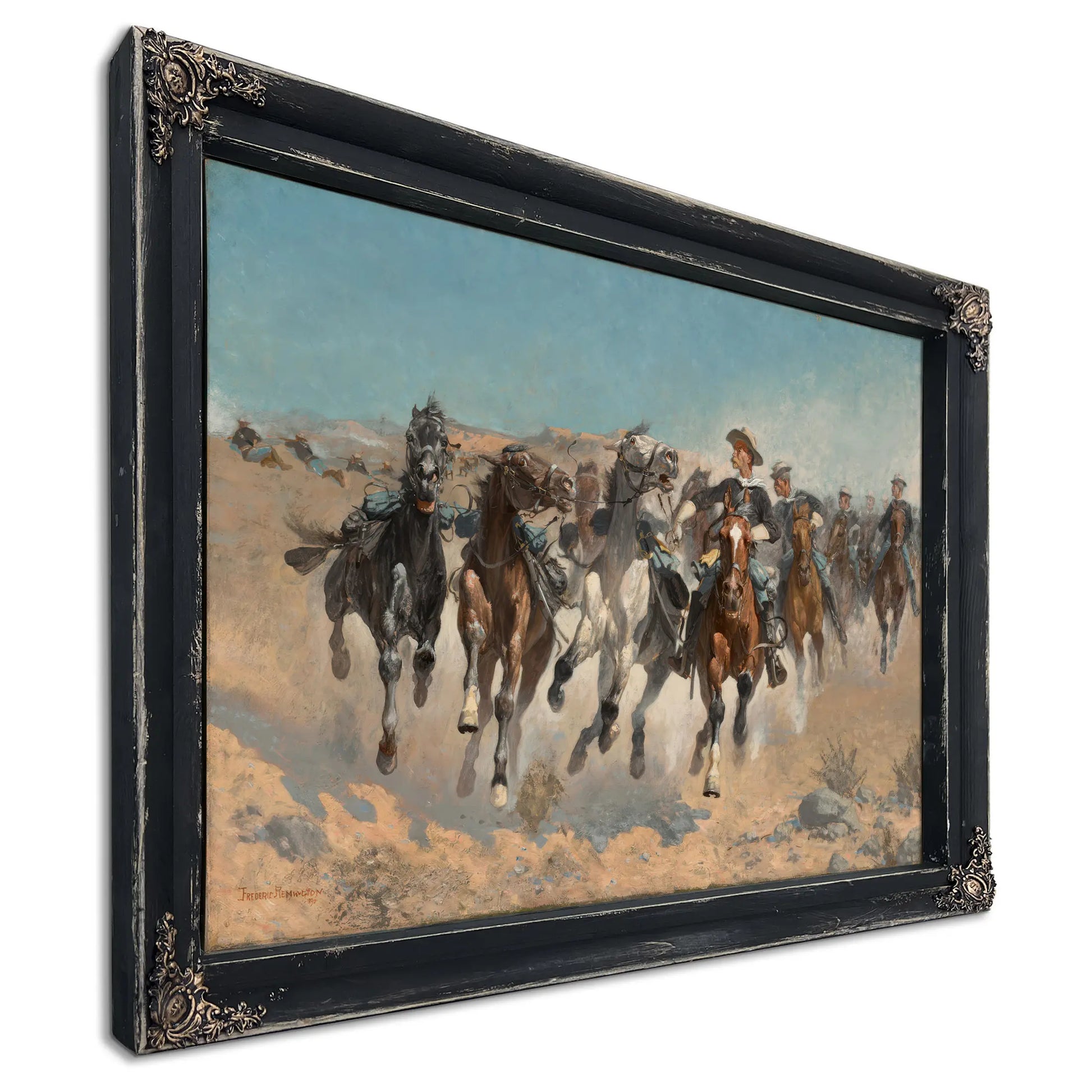 Remingtondismounted  by Frederic Remington