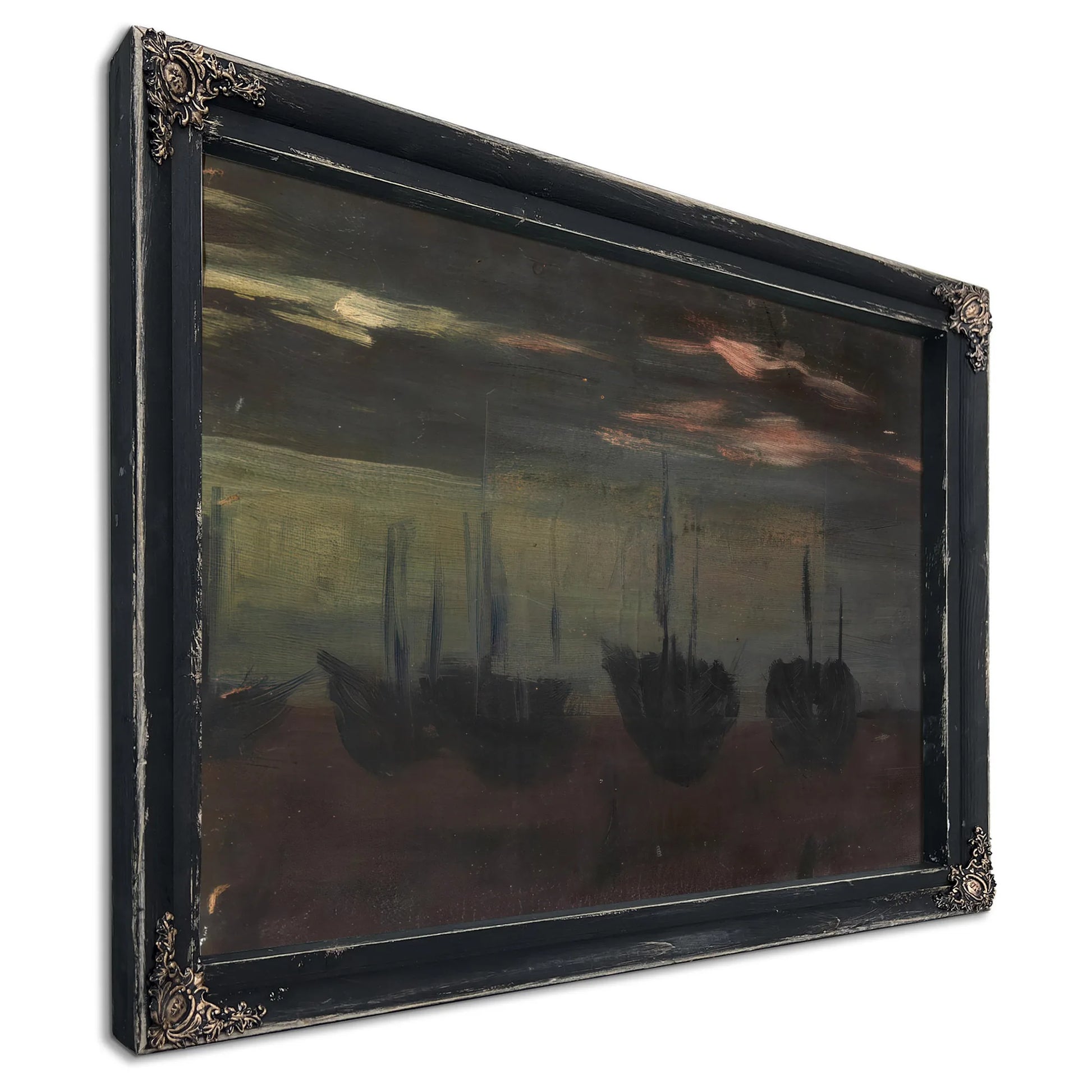 Ships In Moonlight By Alice Pike Barney Fine Art Print