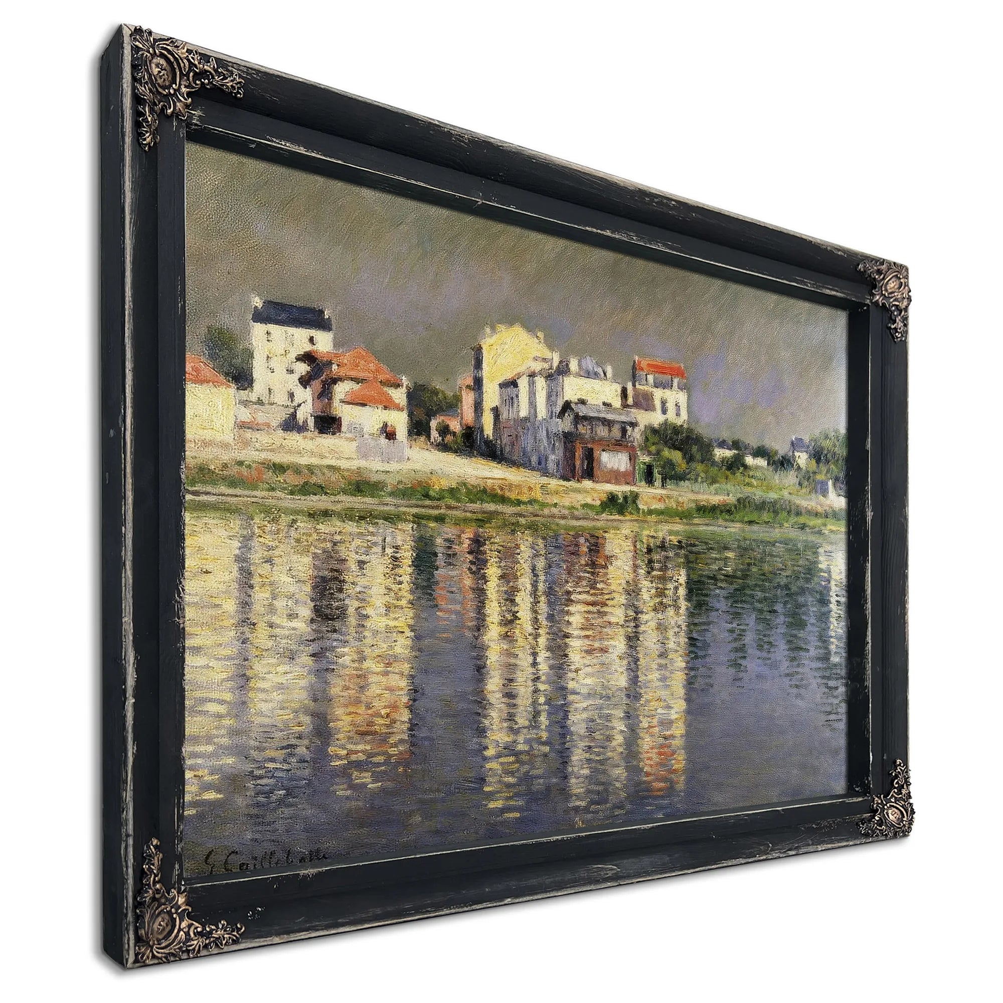 Bord De Seine A Argenteuil By Gustave Caillebotte Fine Art Print