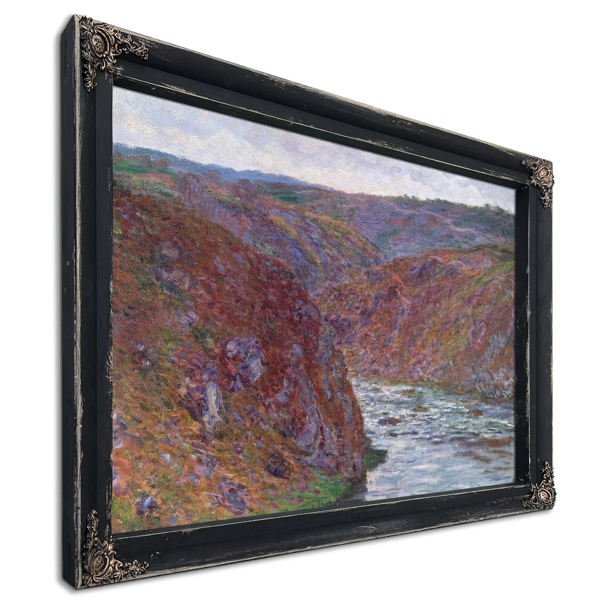 Valley Of The Creuse (Gray Day) By Claude Monet Fine Art Print