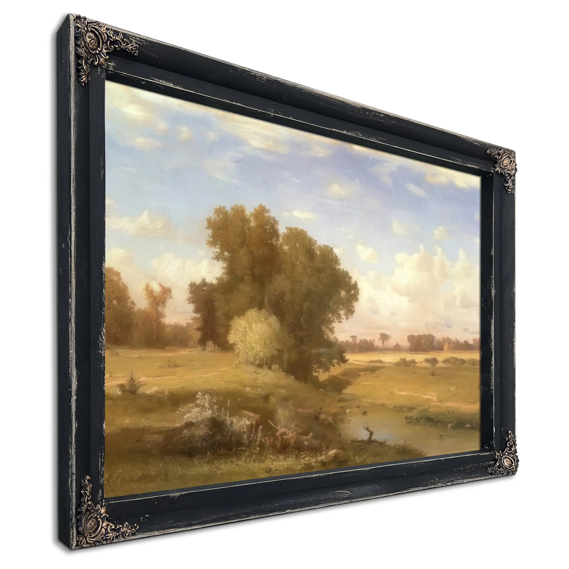 Hackensack Meadows Sunset By George Inness Fine Art Print