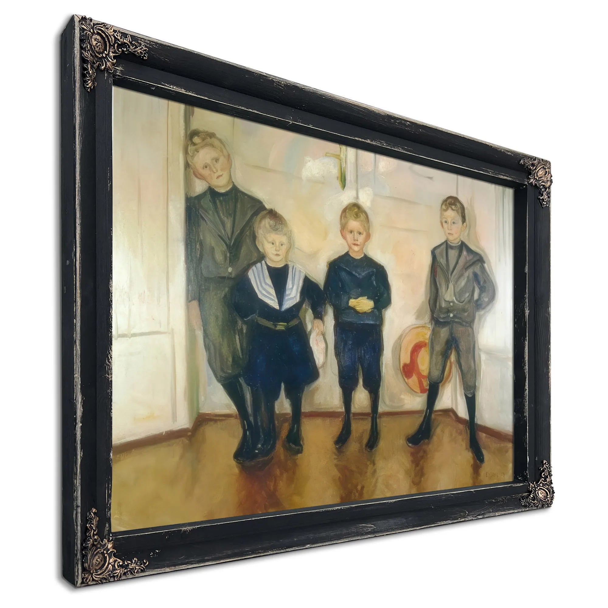 The Four Sons Of Dr By Edvard Munch Fine Art Print