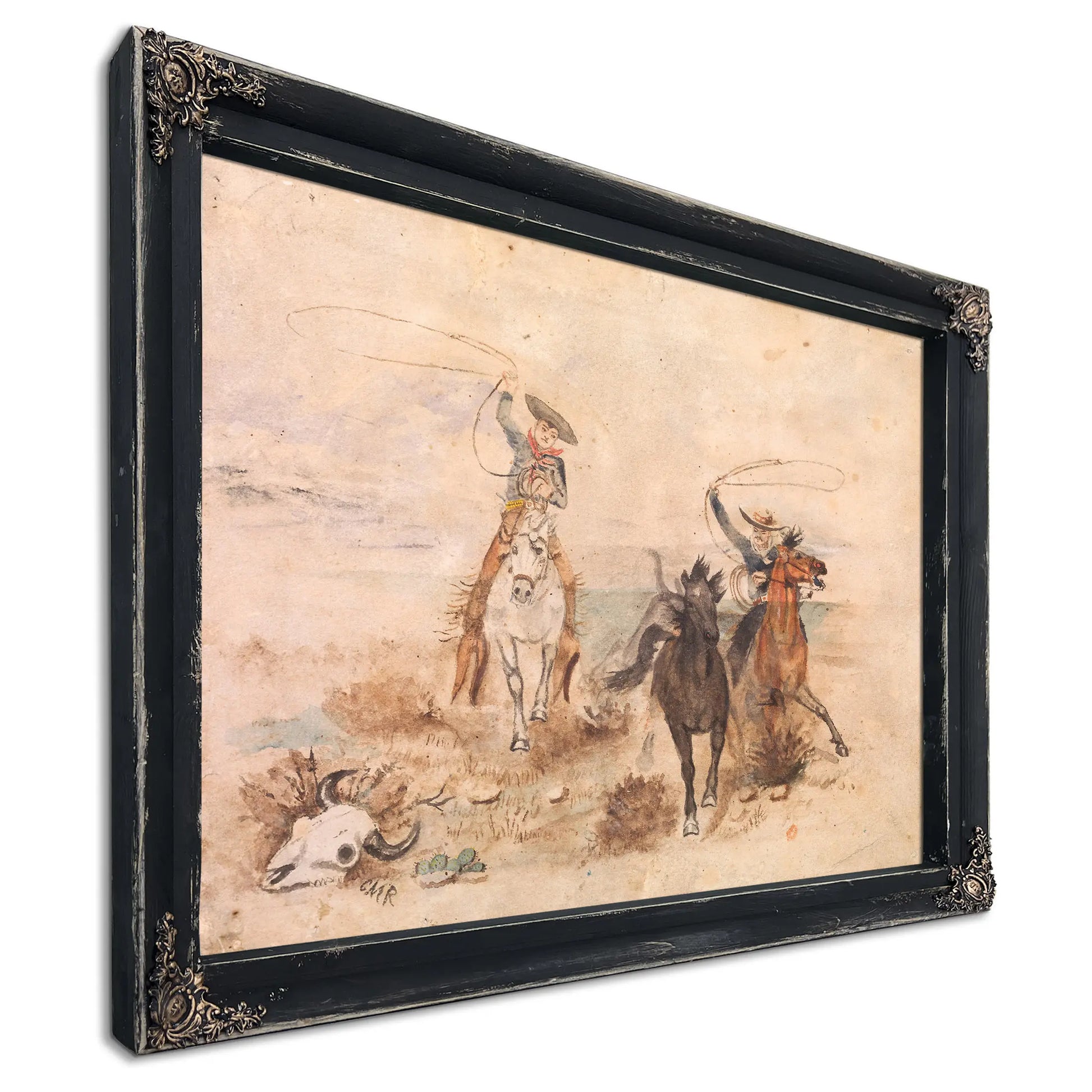 Roping Em by Charles Marion Russell
