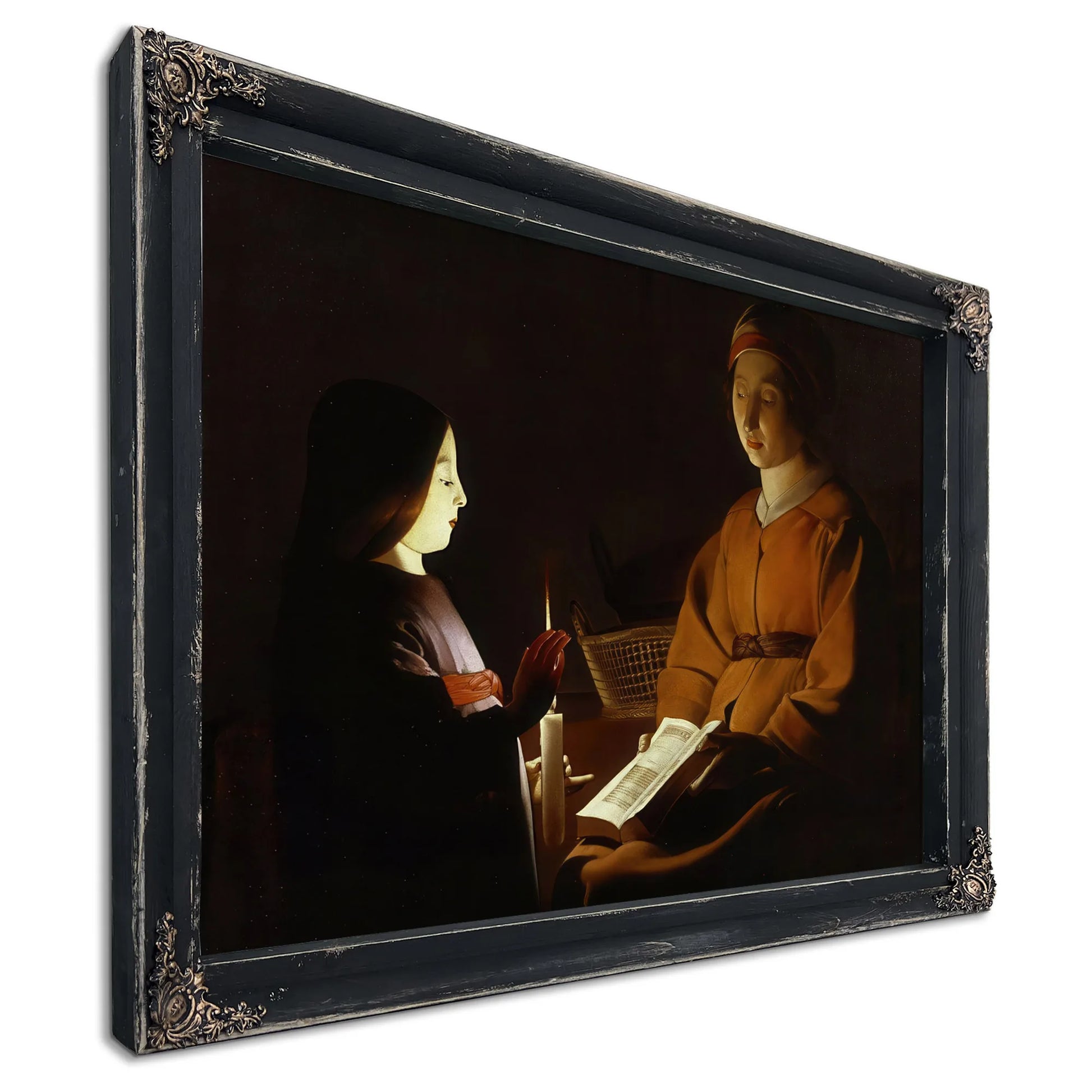 The Education Of The Virgin 1650 By Georges De La Tour Fine Art Print