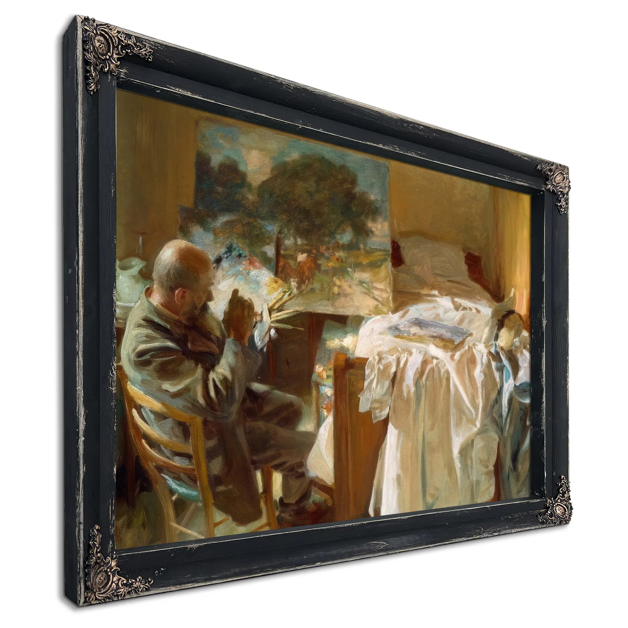 An Artist In His Studio By John Singer Sargent Fine Art Print