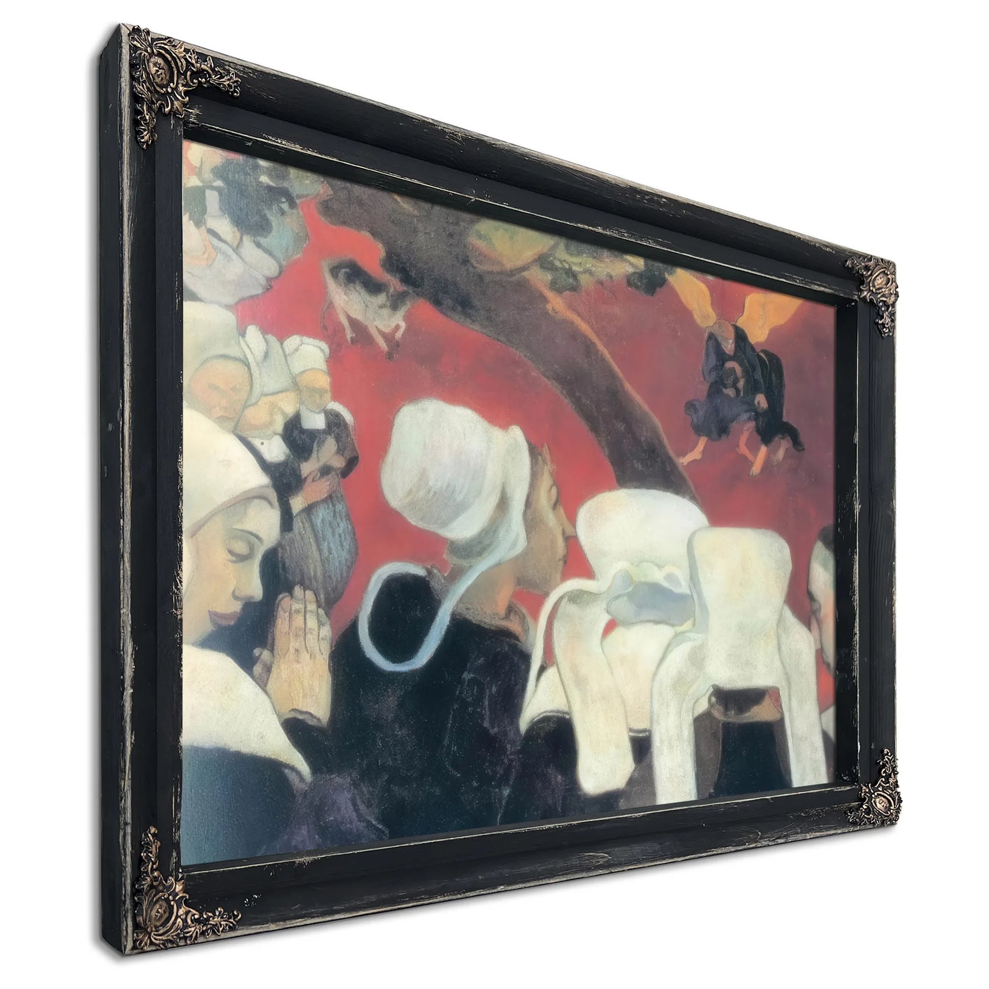 The Vision After The Sermon (Jacob Fighting With The Angel By Paul Gauguin Fine Art Print