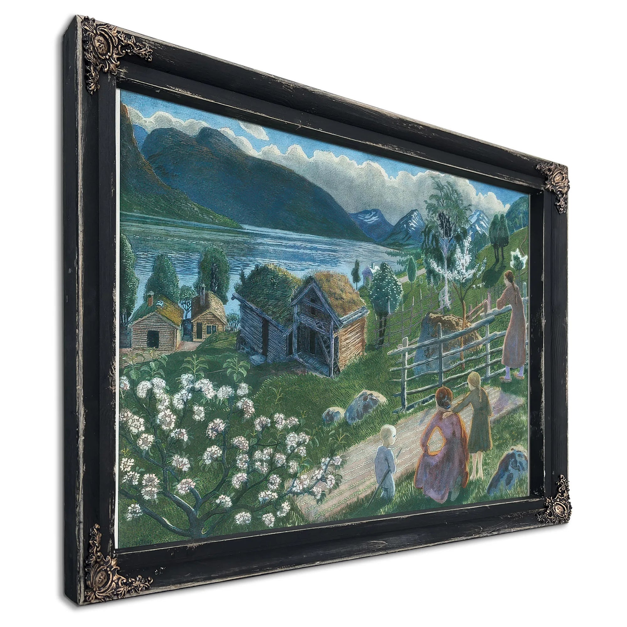 Growing Weather In Sandalstrand By Nicolai Astrup Fine Art Print