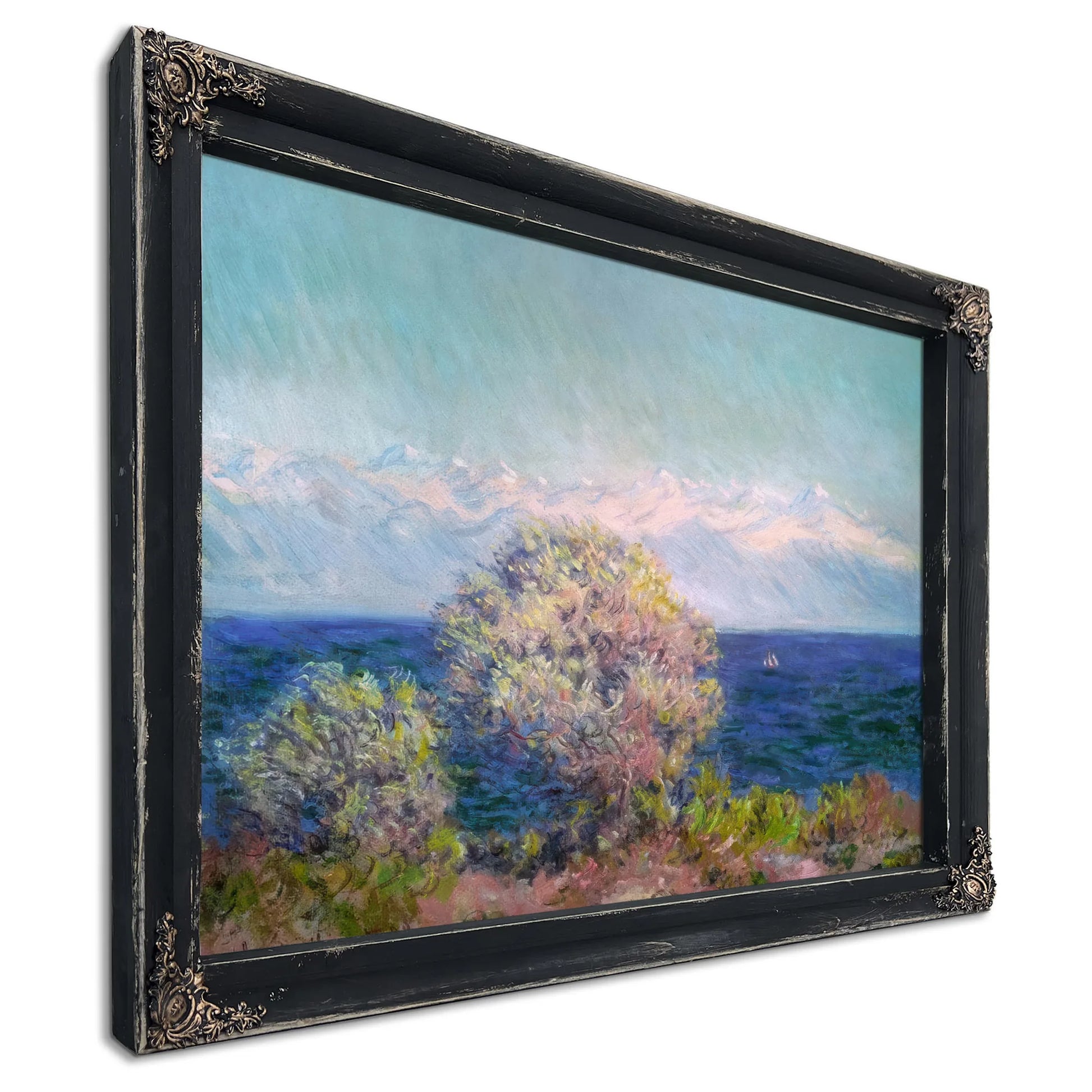 Cap D'antibes Mistral By Claude Monet Fine Art Print