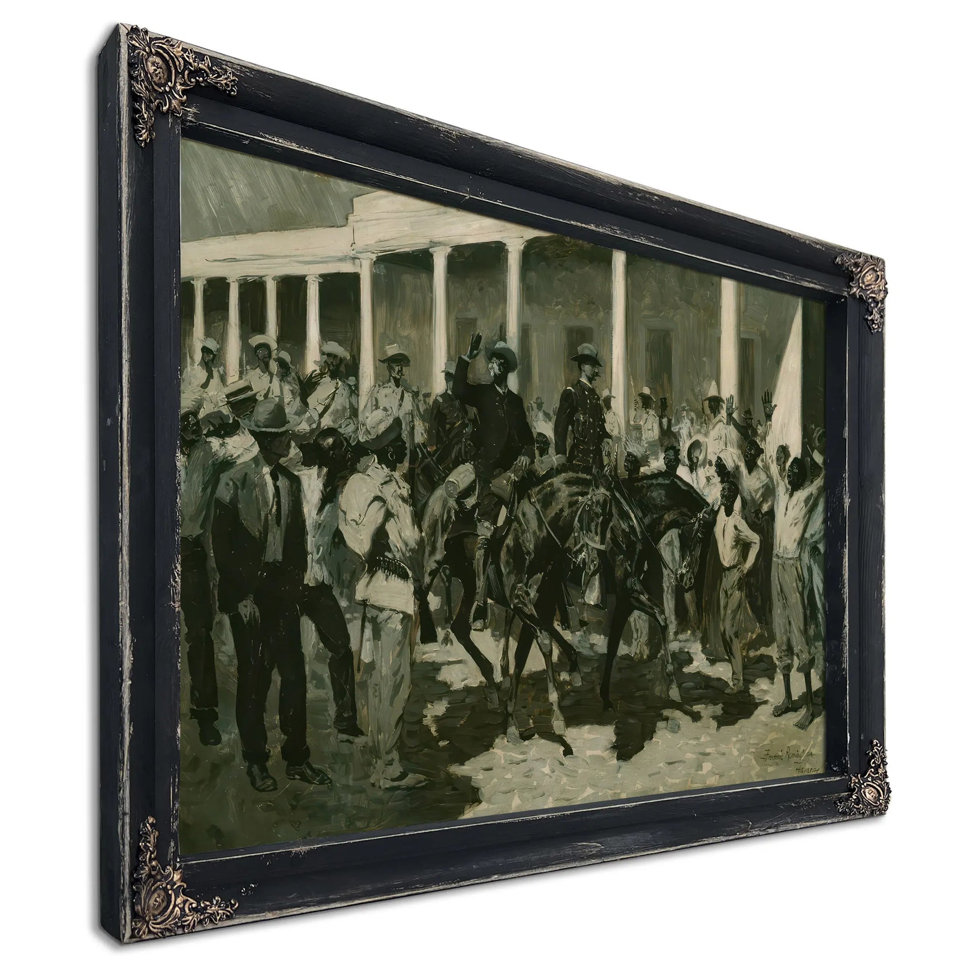The Return Of Gomez To Havana A by Frederic Remington