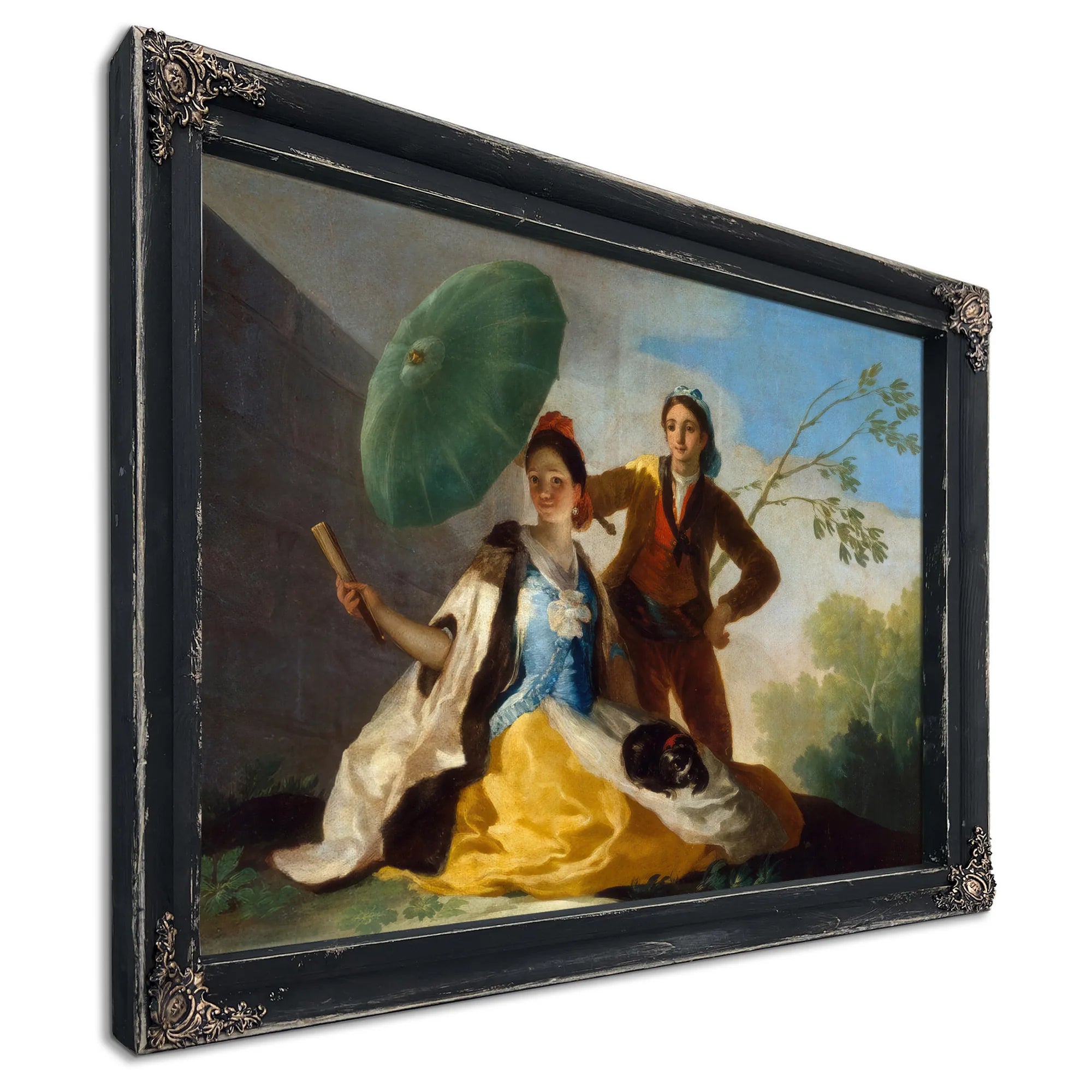 The Parasol El Quitasol 1777 Oil On Linen 104X152Cm Museo Del Prado Madrid By Francisco De Goya Fine Art Print