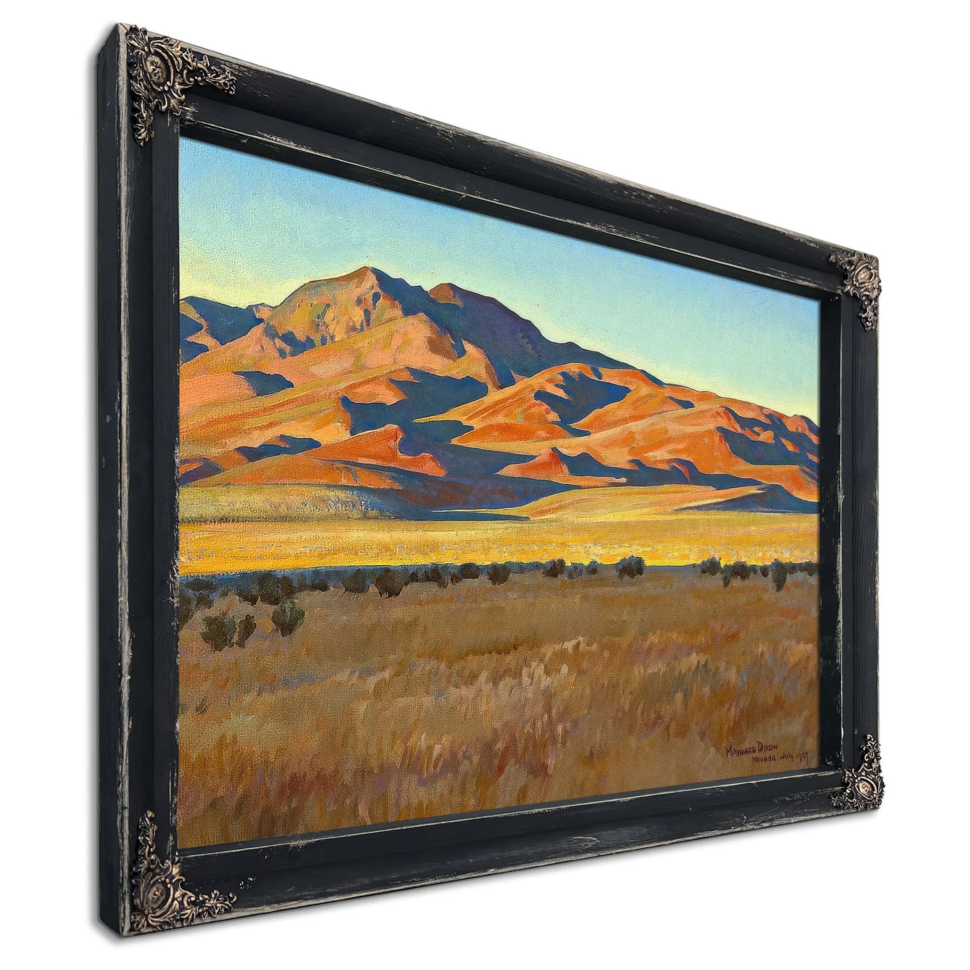 Mountains In Sunset Light (No. 368) 1927 By Maynard Dixon Fine Art Print