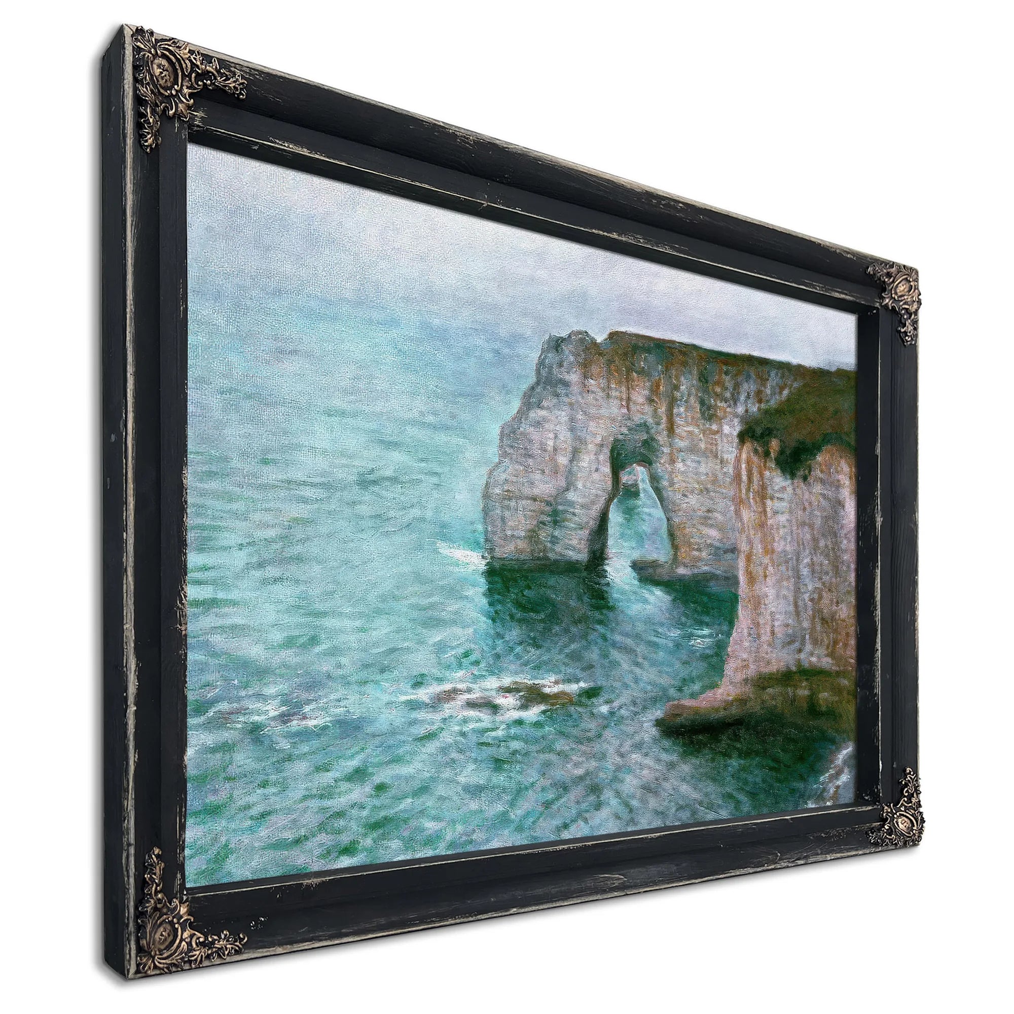 The Manne Porte At Etretat By Claude Monet Fine Art Print