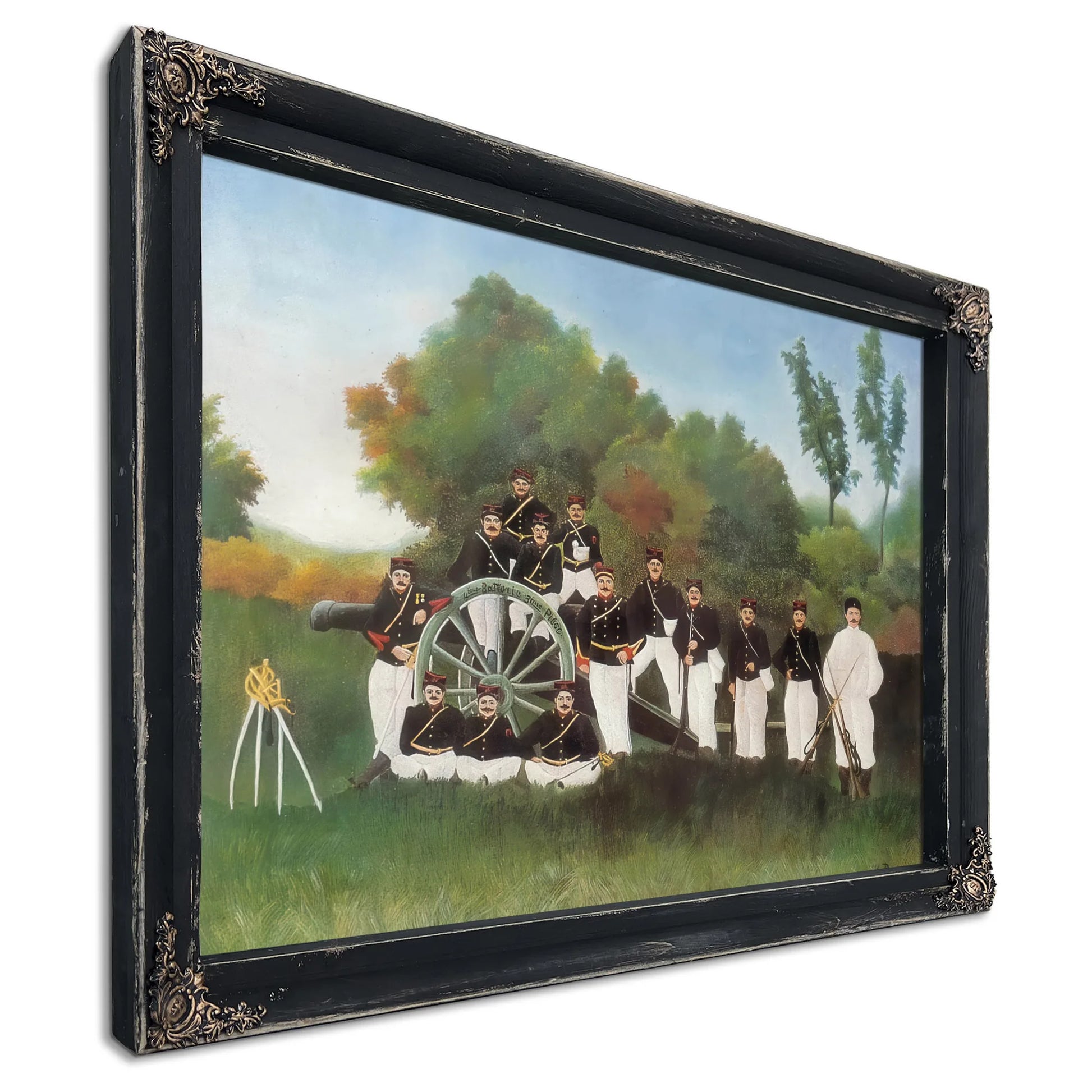 Arillerymen About 1983 1895 By Henri Rousseau Fine Art Print