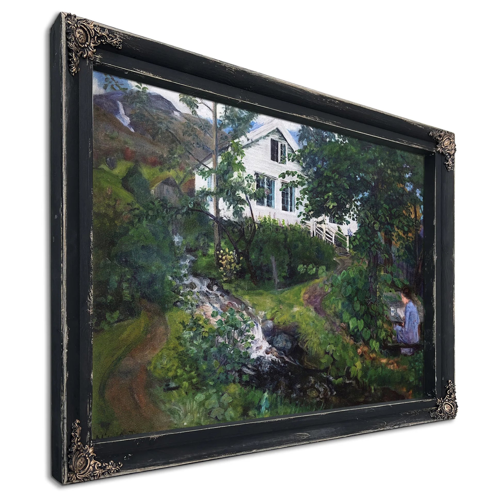 View Of The Parsonage By Nicolai Astrup Fine Art Print