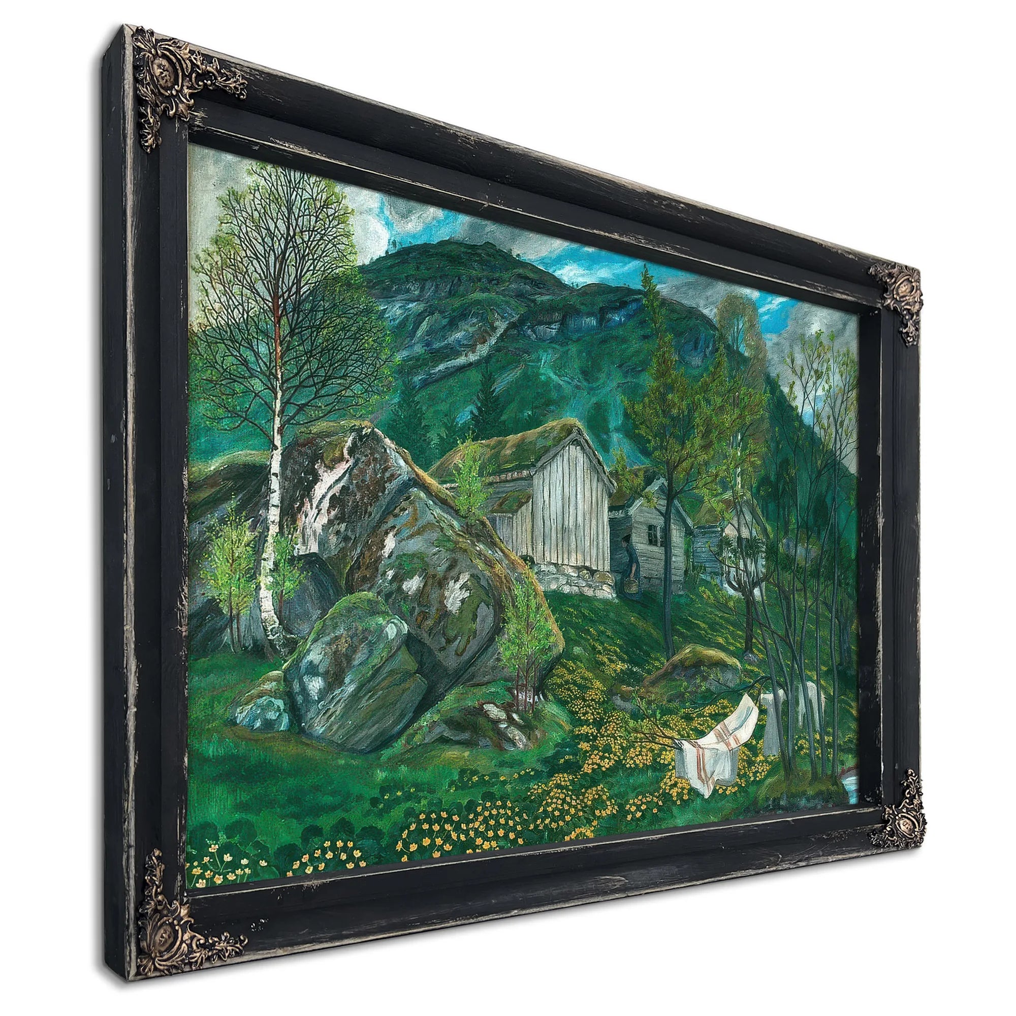 Old Cotter's Farm By Nicolai Astrup Fine Art Print