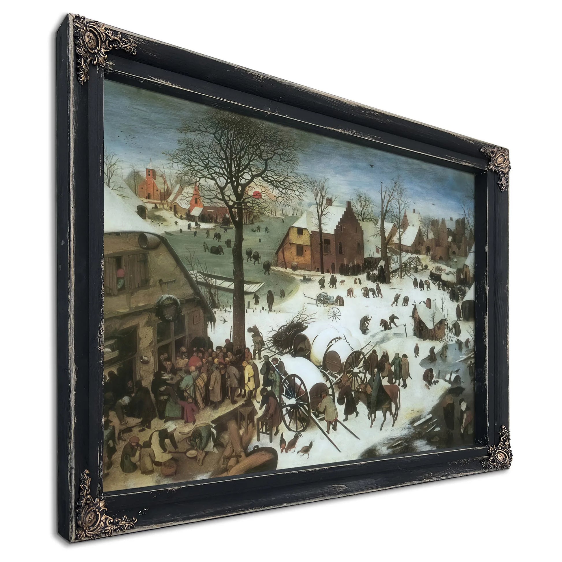 The Census At Bethlehem 1566 By Pieter Bruegel Fine Art Print