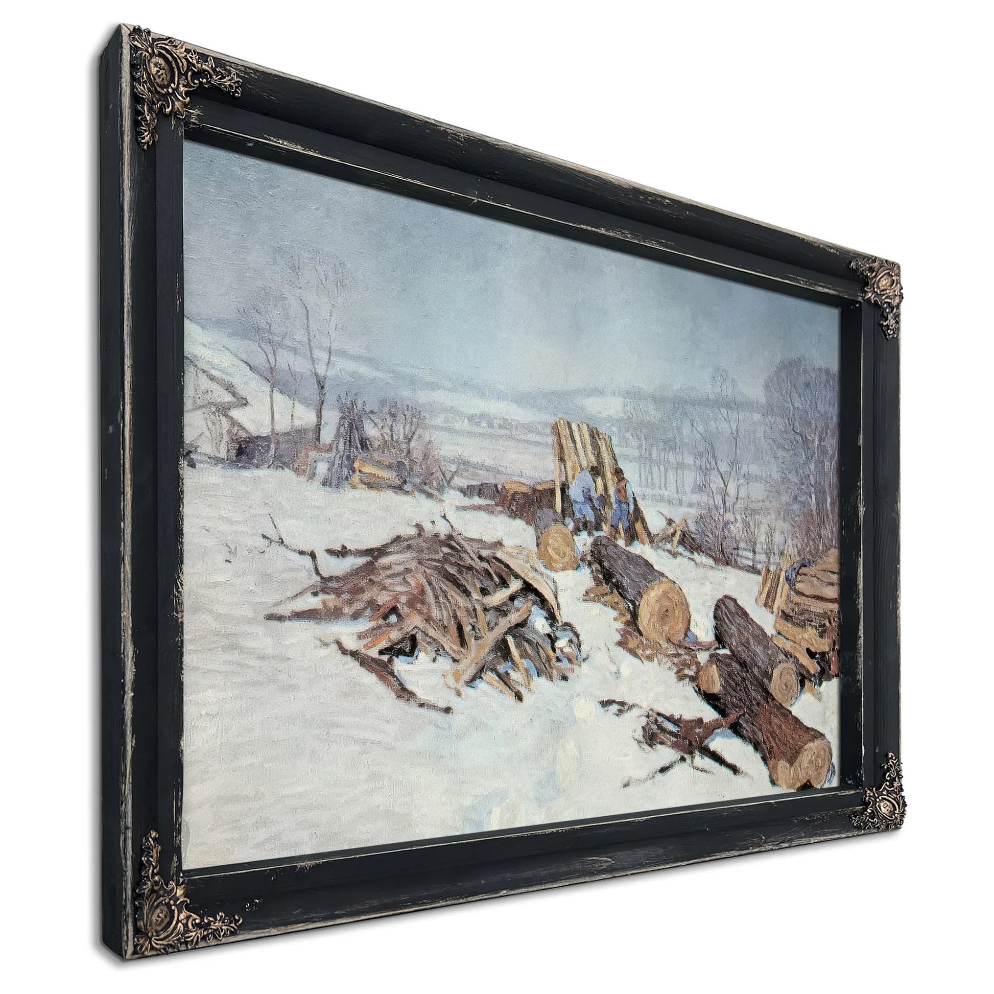 Last Of The Chestnuts (Tree Cutters) By NC Wyeth Fine Art Print
