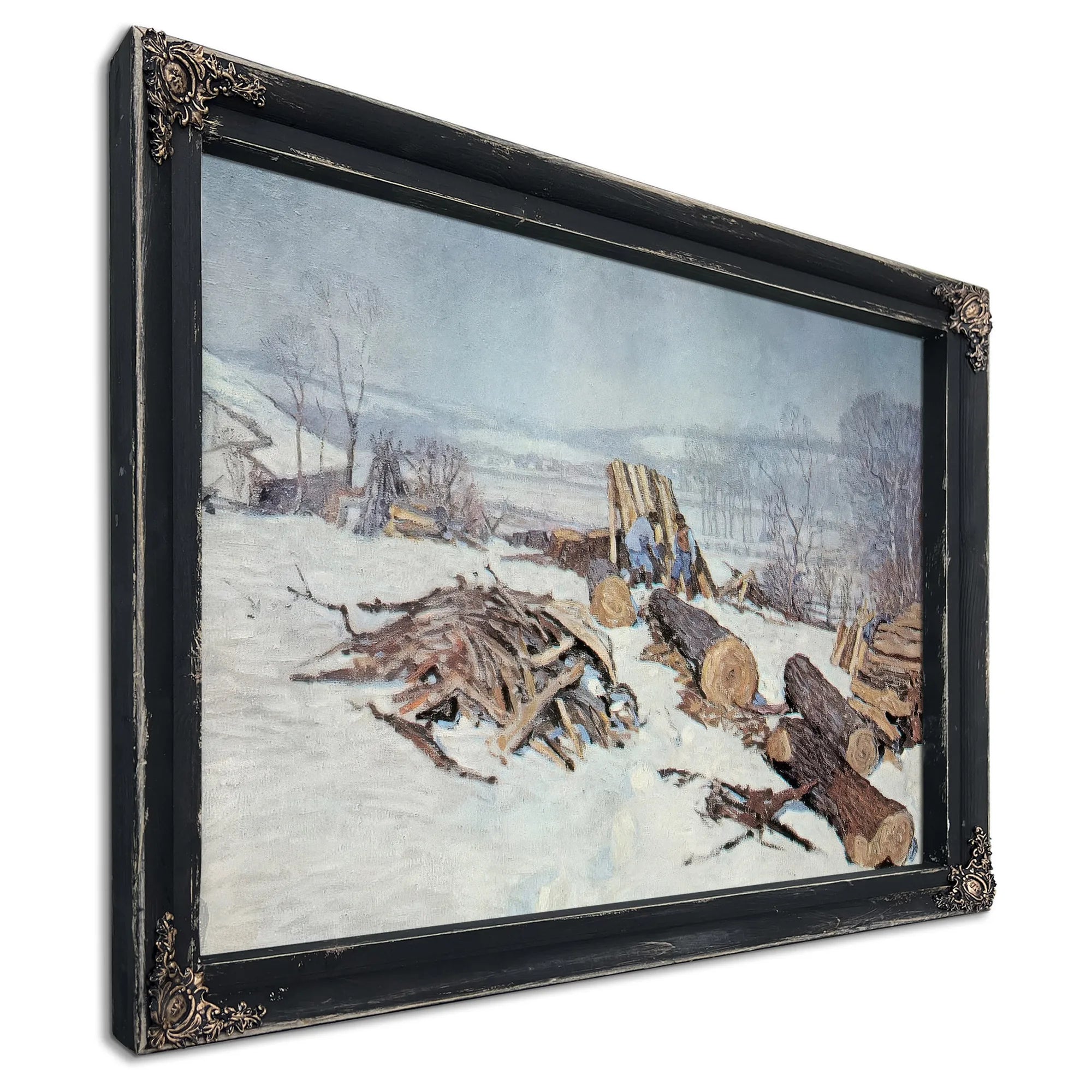 Last Of The Chestnuts (Tree Cutters) By NC Wyeth Fine Art Print