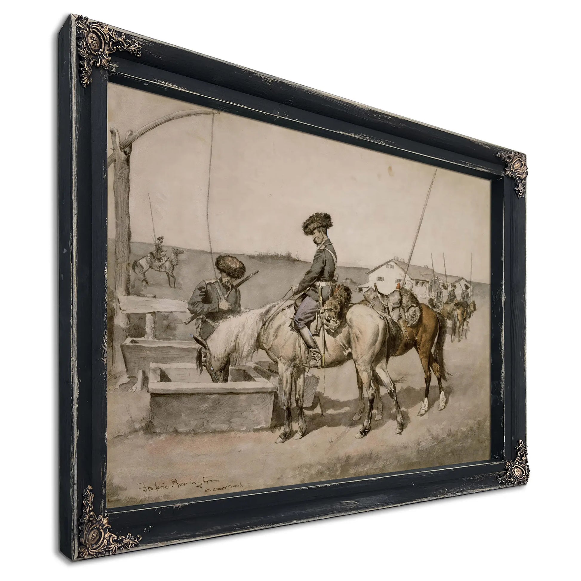  An Amoor Cossack G by Frederic Remington