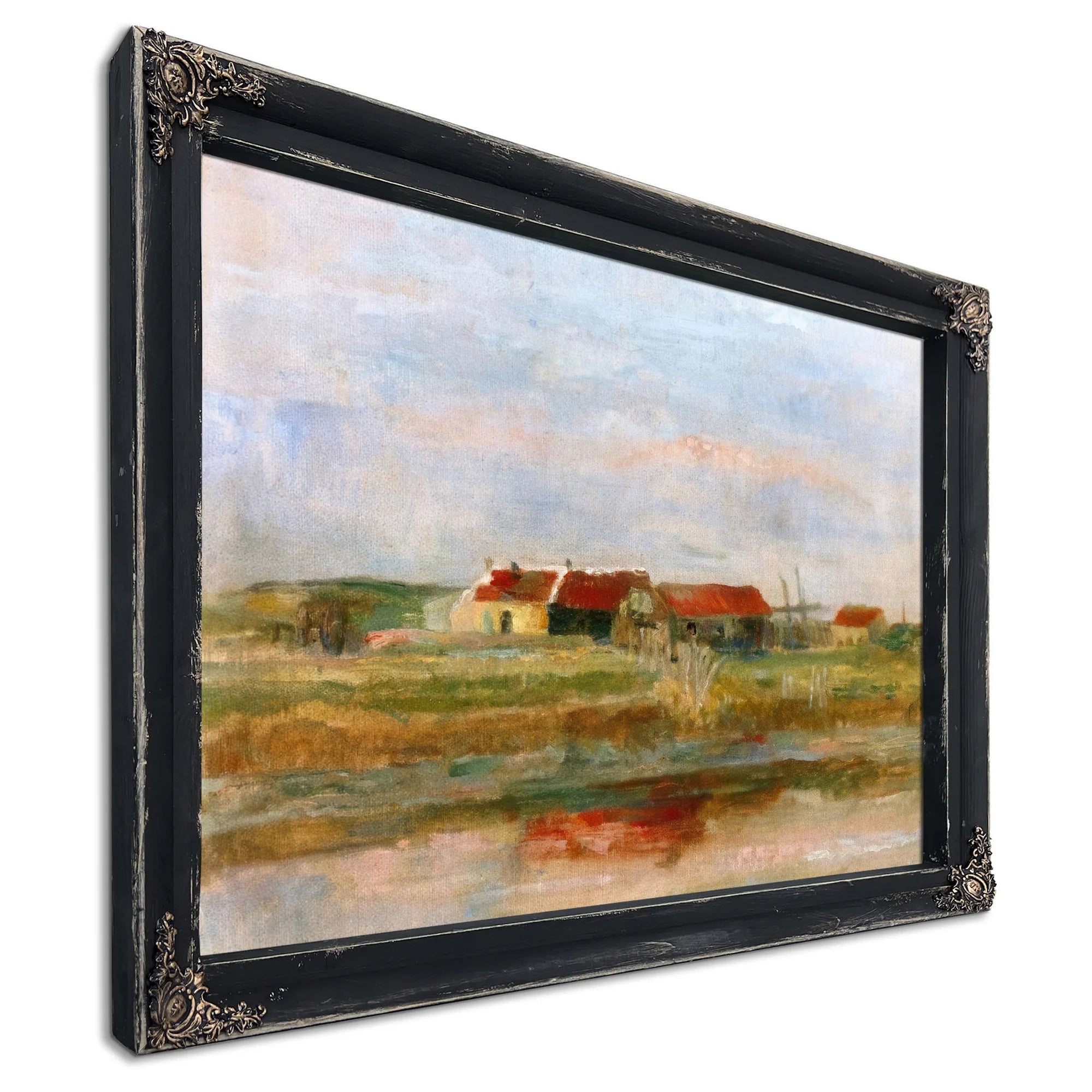 Houses In The Dunes By James Ensor Fine Art Print