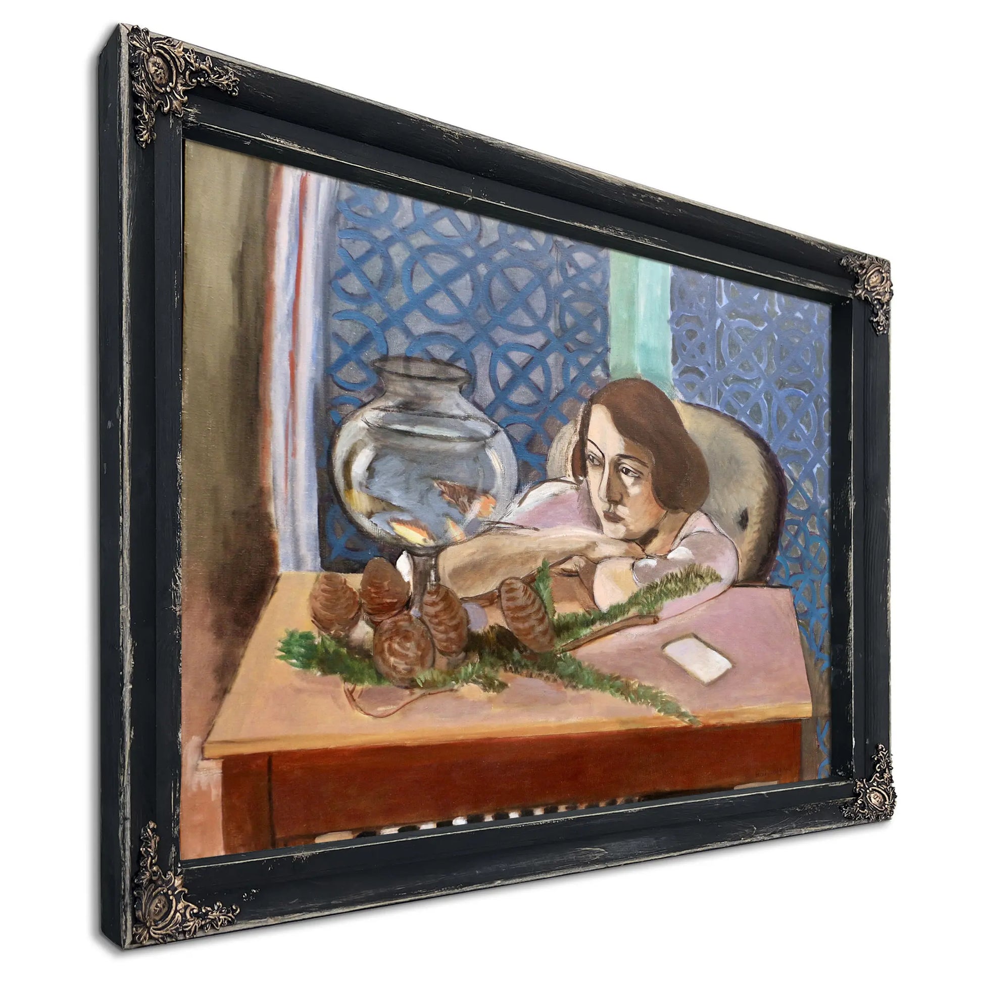 Woman Before An Aquarium 2 by Henri Matisse