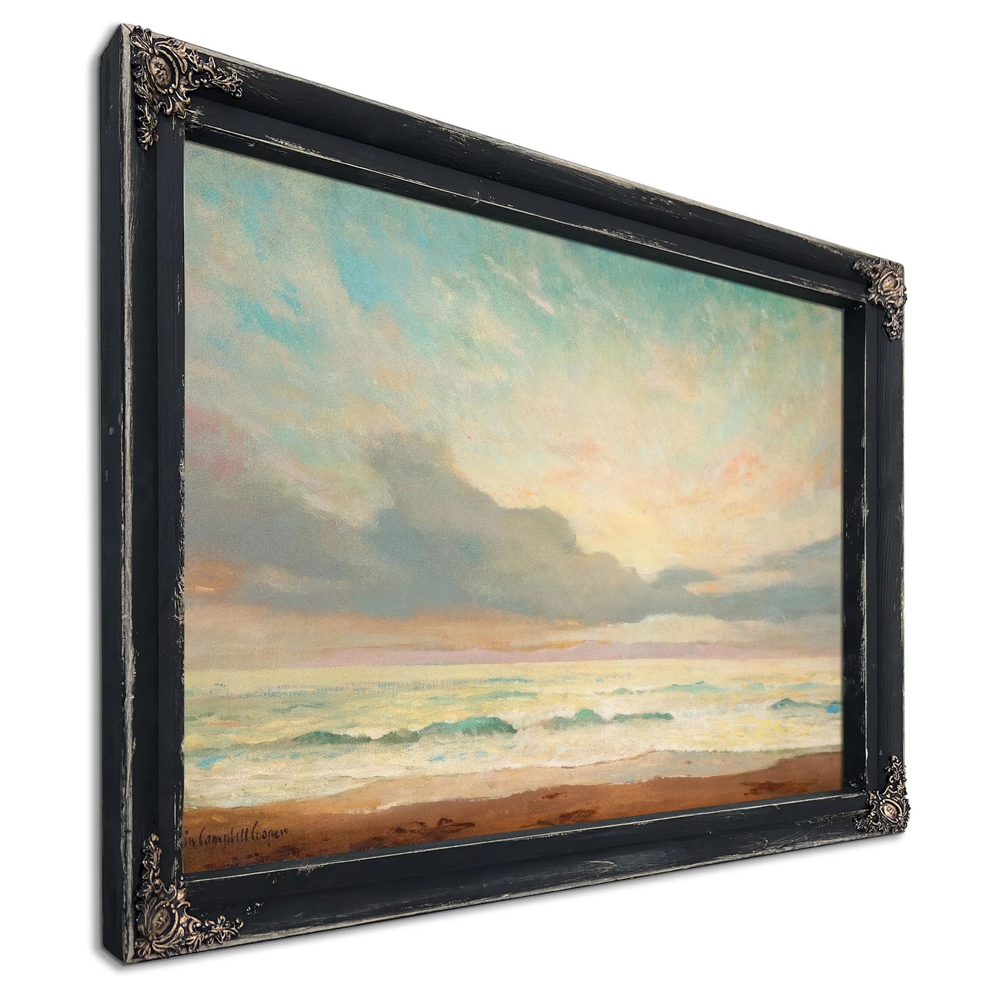 Sunset On The Channel By Colin Campbell Cooper Fine Art Print