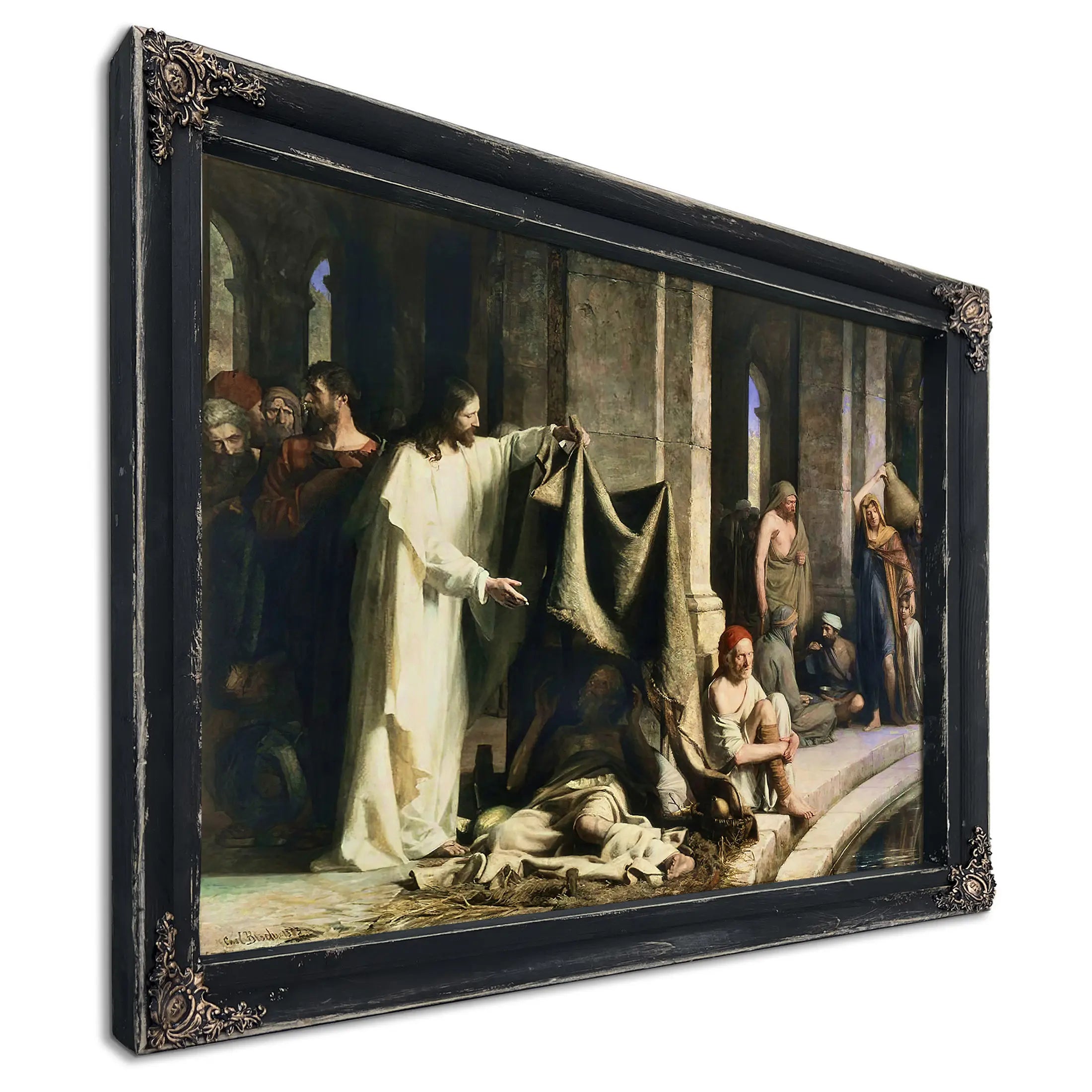 Christ Healing At The Pool Of Bethesda by Carl Bloch