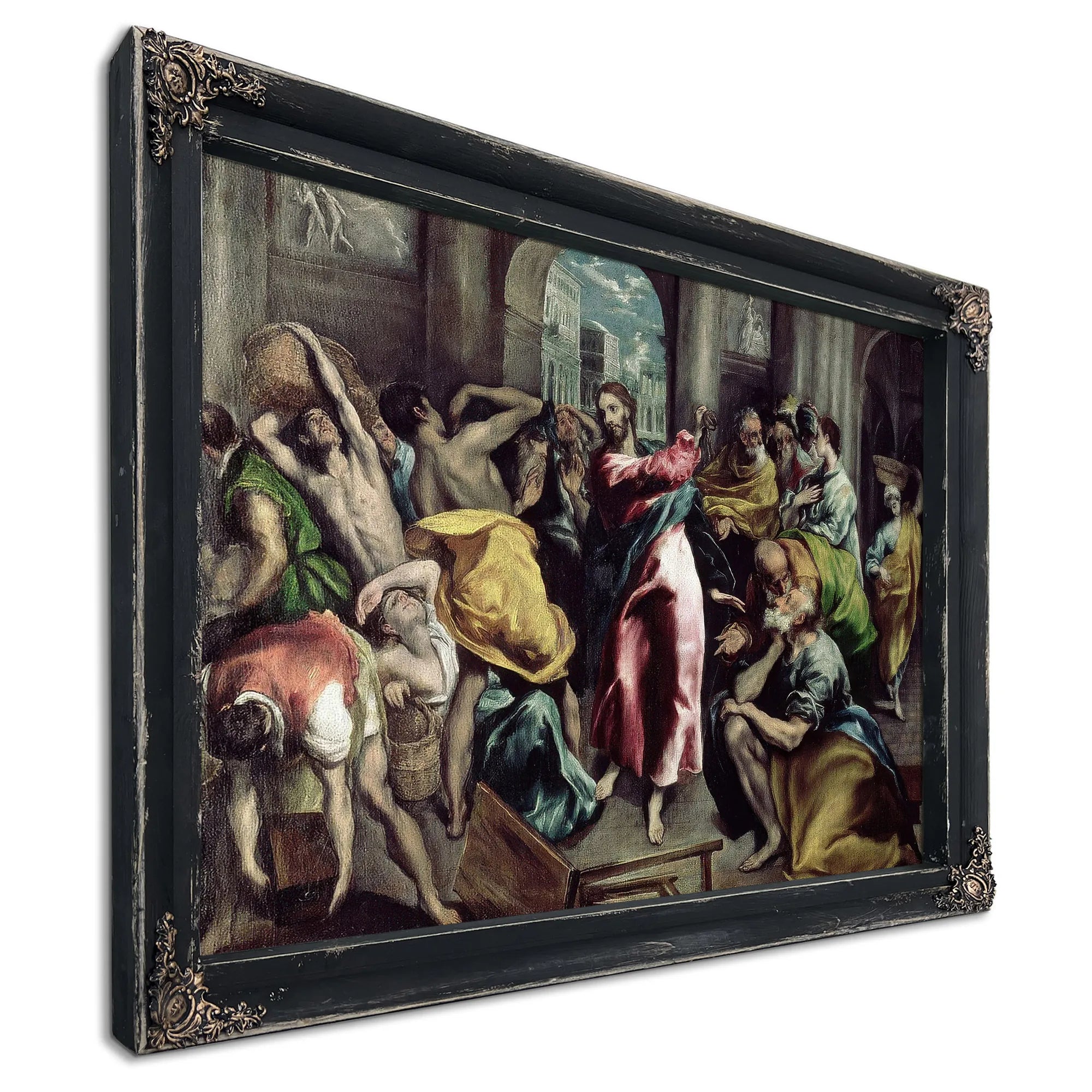 Christ Driving The Traders From The Temple By El Greco Fine Art Print