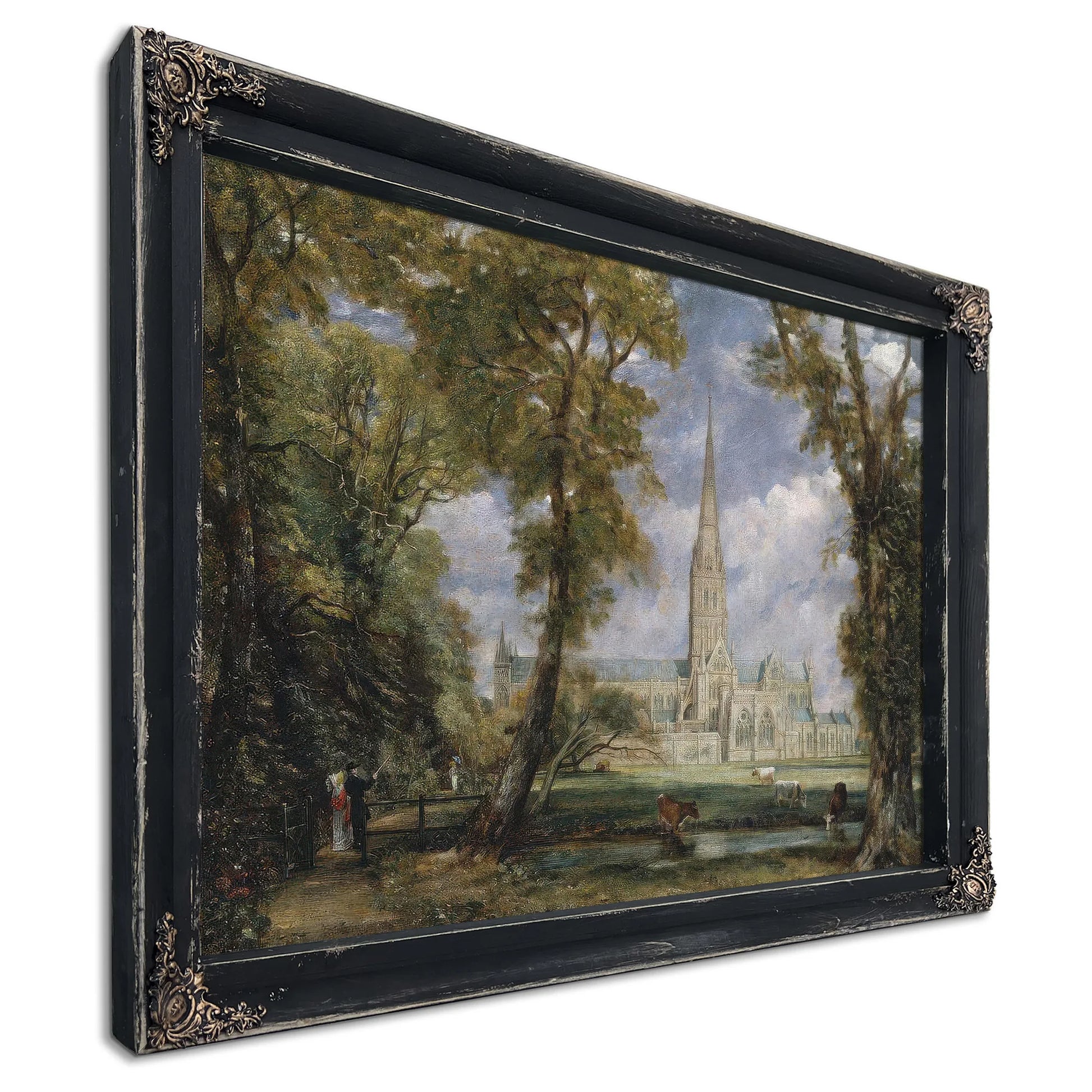 Salisbury Cathedral From The Bishops Garden John Constablescaled Down Upload Tmp By John Constable Fine Art Print