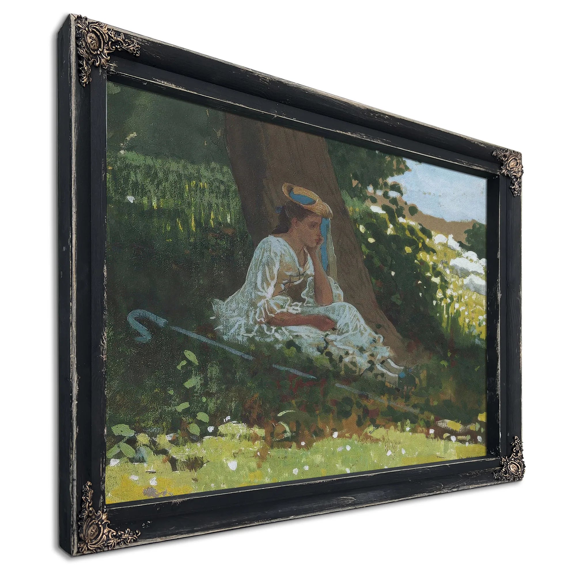 Bo Peep 1878 By Winslow Homer Fine Art Print