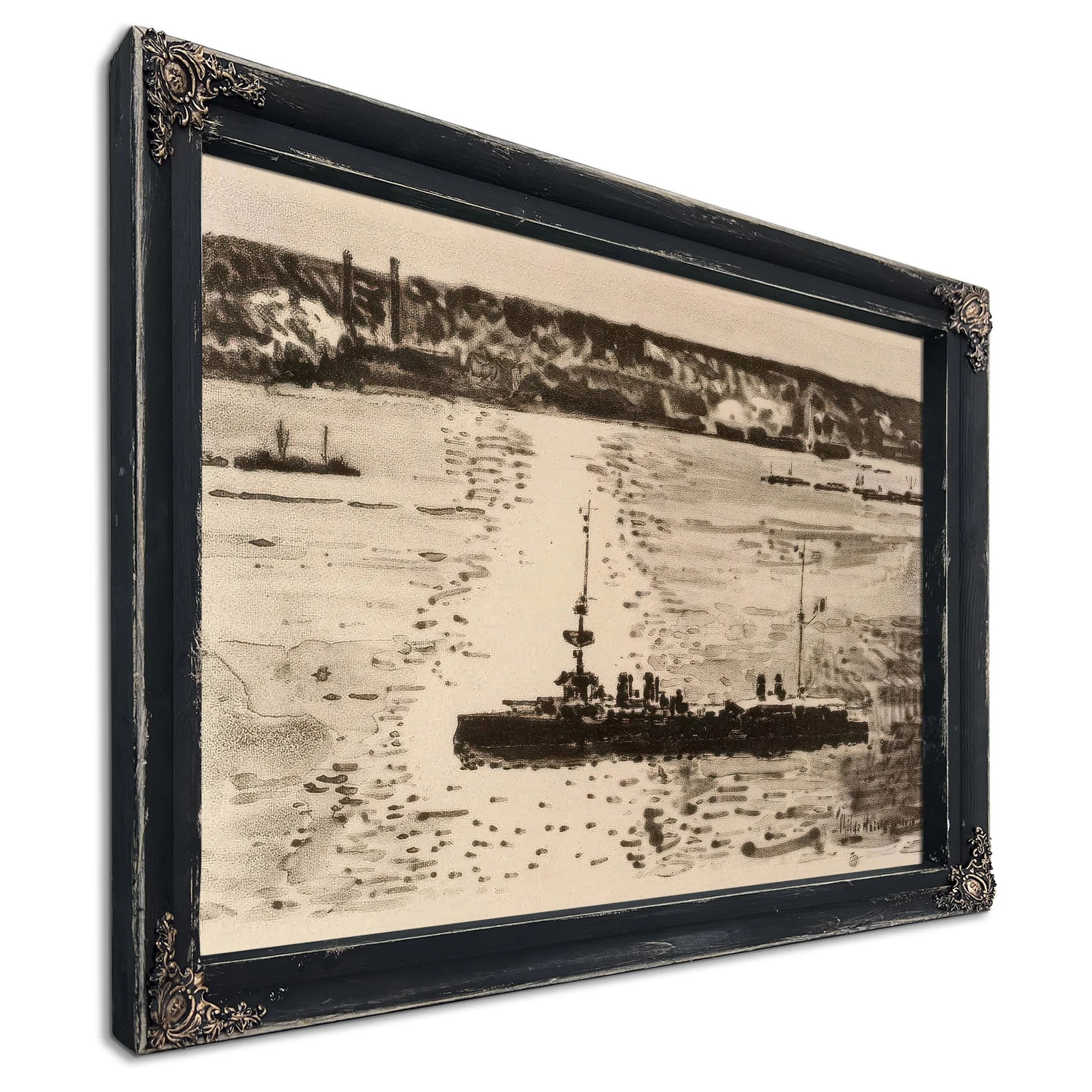 The French Cruiser By Childe Hassam Fine Art Print