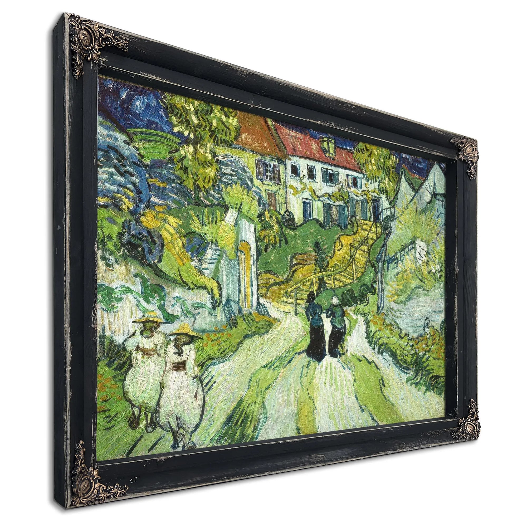 Stairway At Auvers By Vincent Van Gogh Fine Art Print