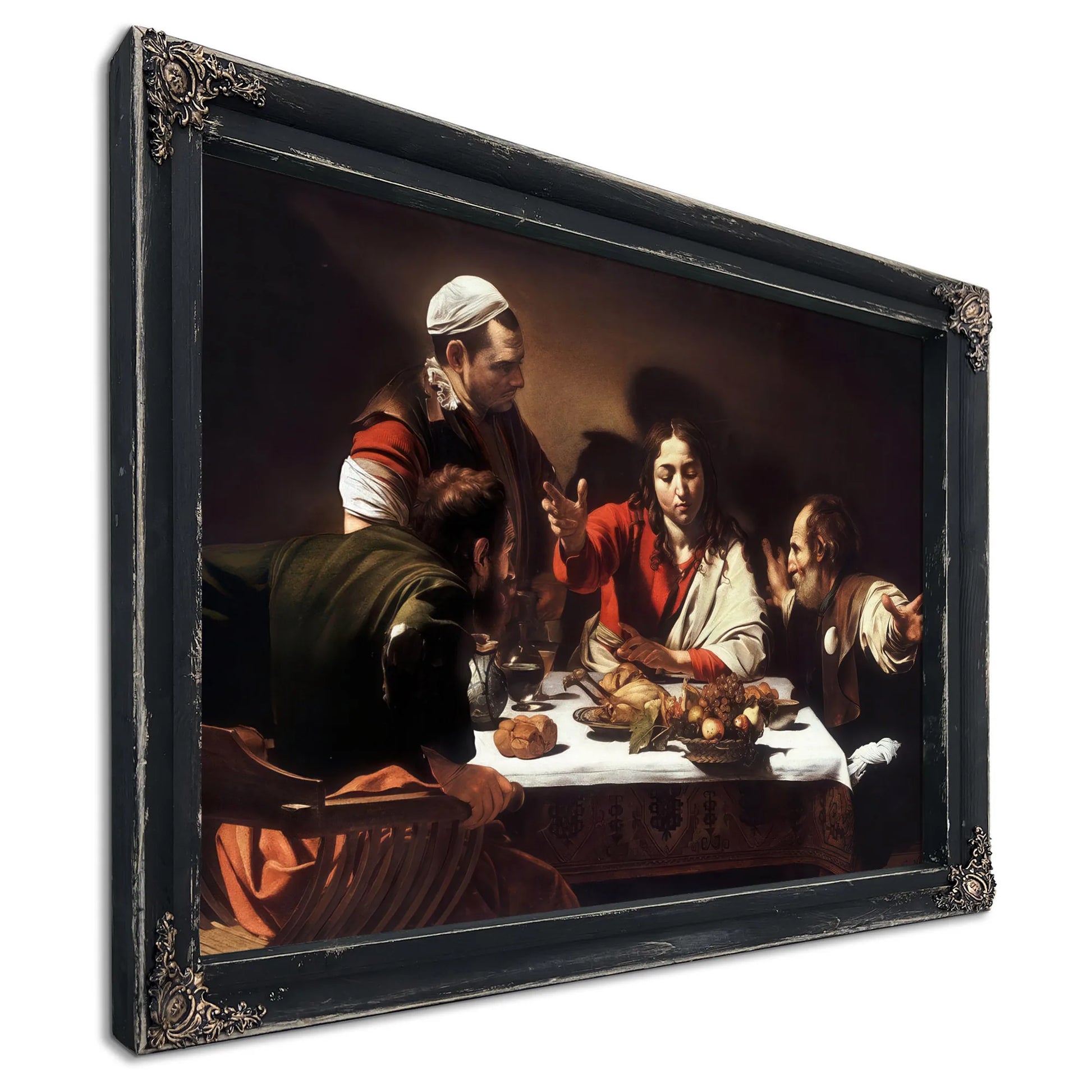 Supper At Emmaus 1602 By Caravaggio Fine Art Print