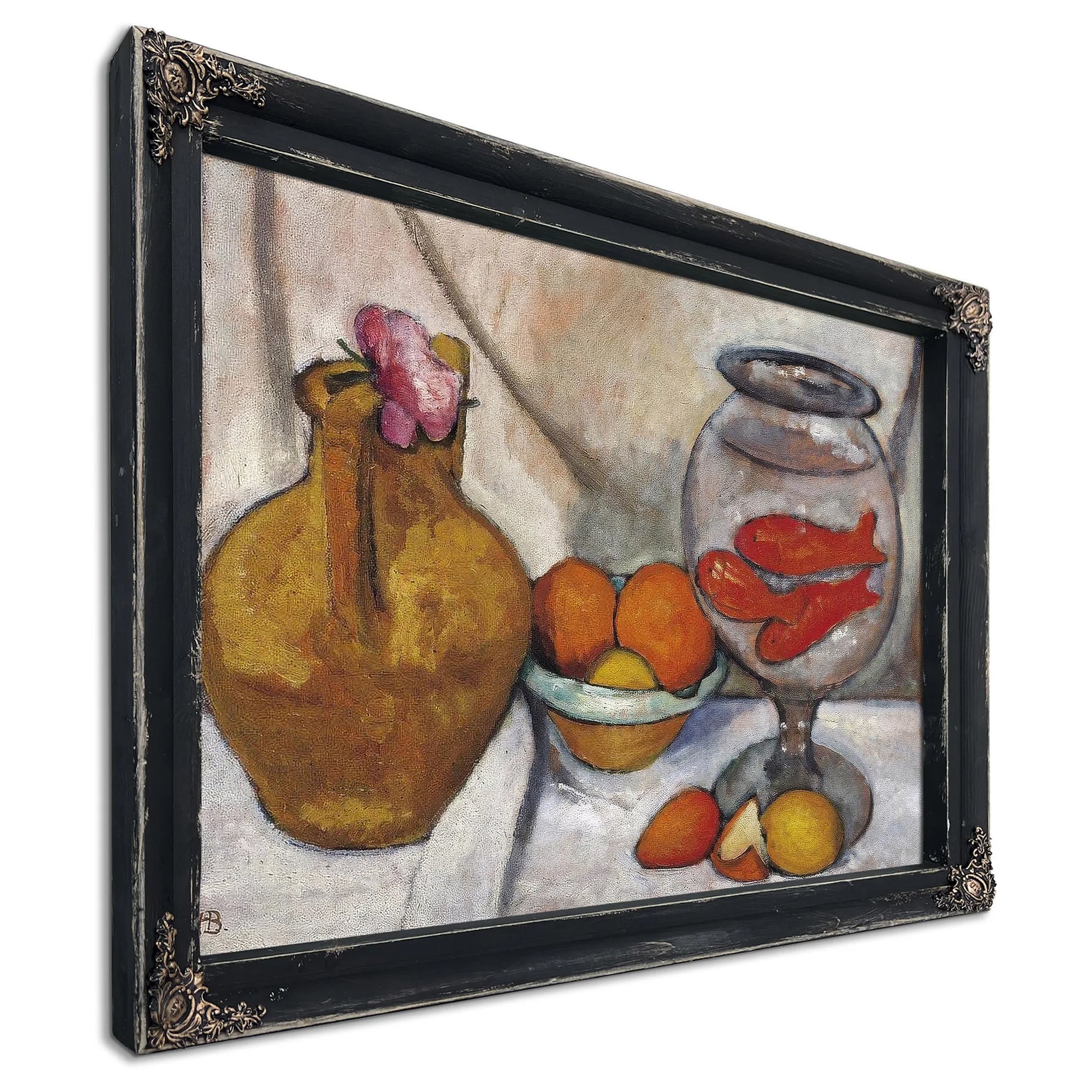 Still Life With Goldfish Bowl By Paula Modersohn Becker Fine Art Print
