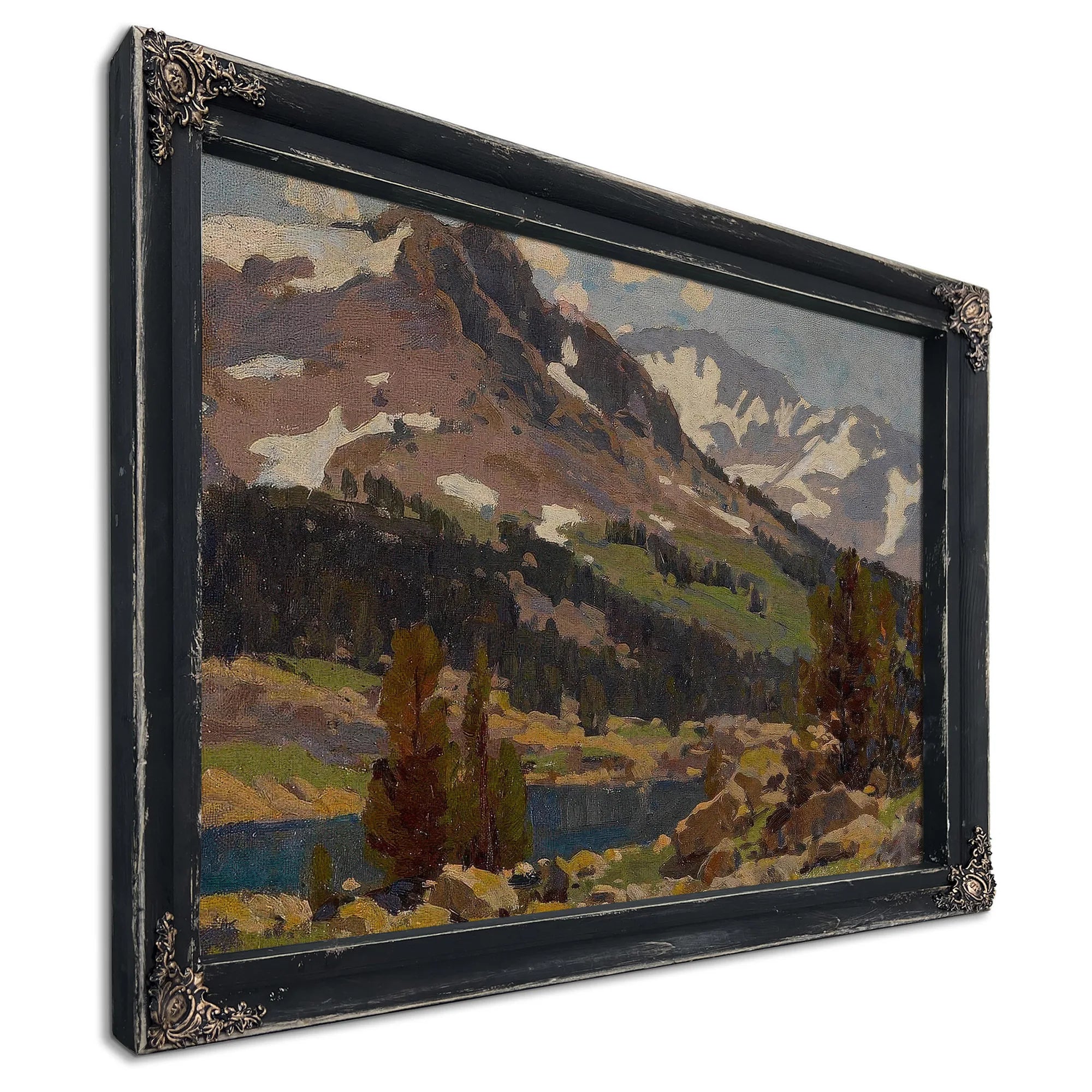 Sierra Slopes And Lake By Edgar Payne Fine Art Print
