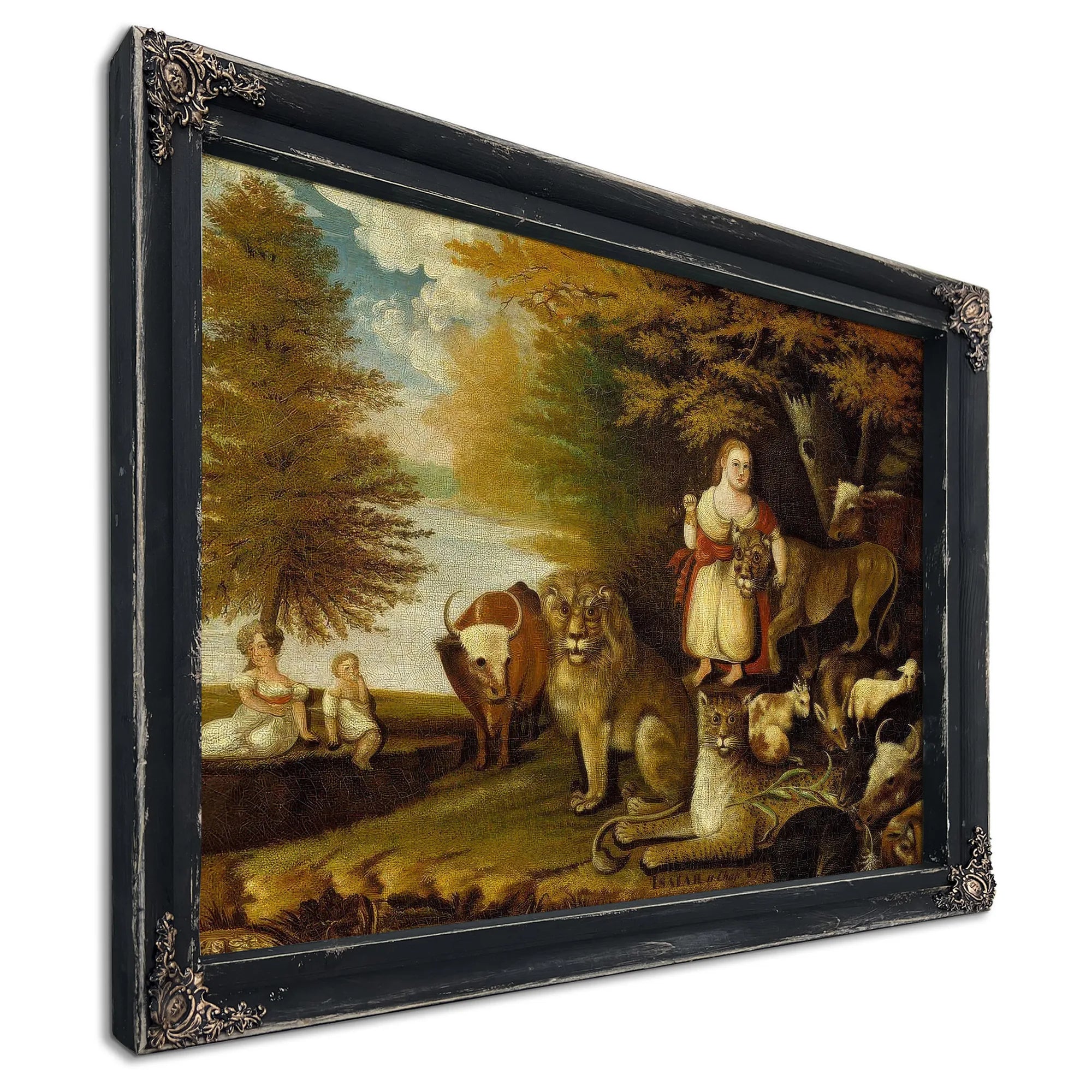 Peaceable Kingdom 1832 By Edward Hicks Fine Art Print