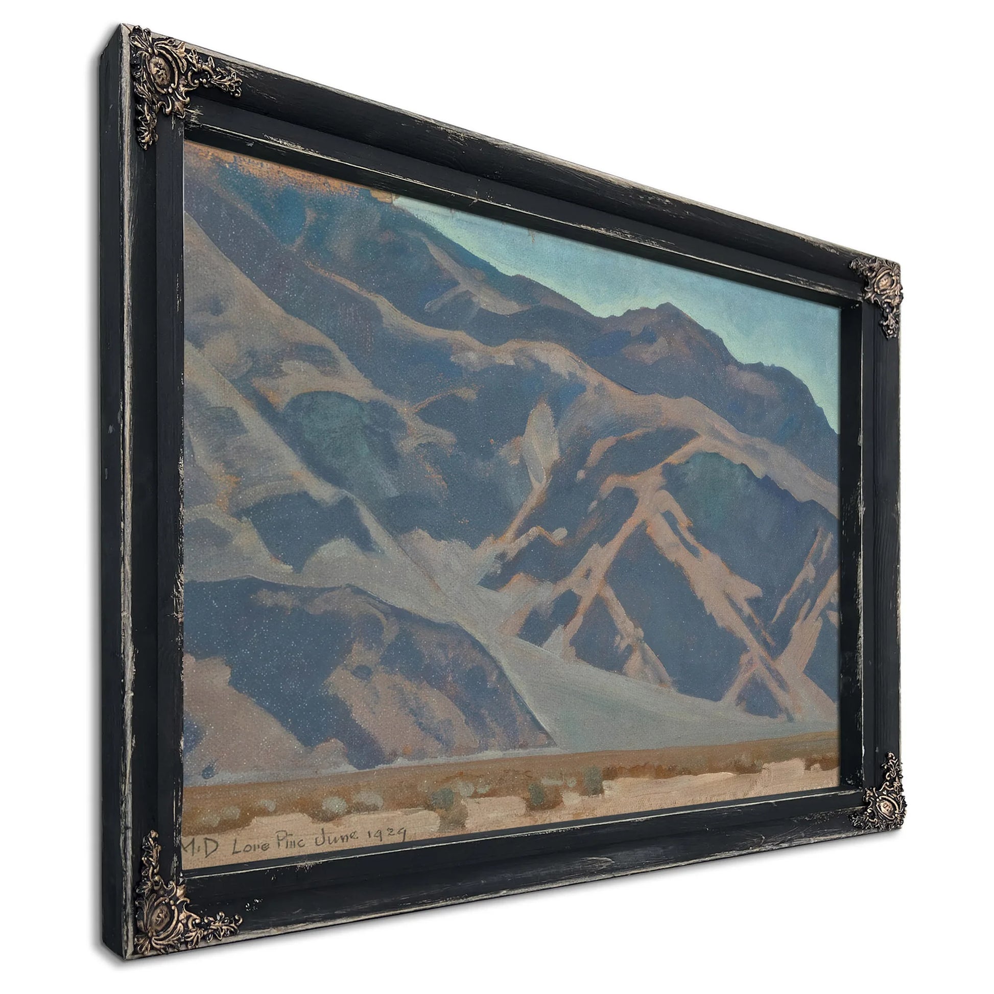 Inyo Mountains Morning Lone Pine By Maynard Dixon Fine Art Print