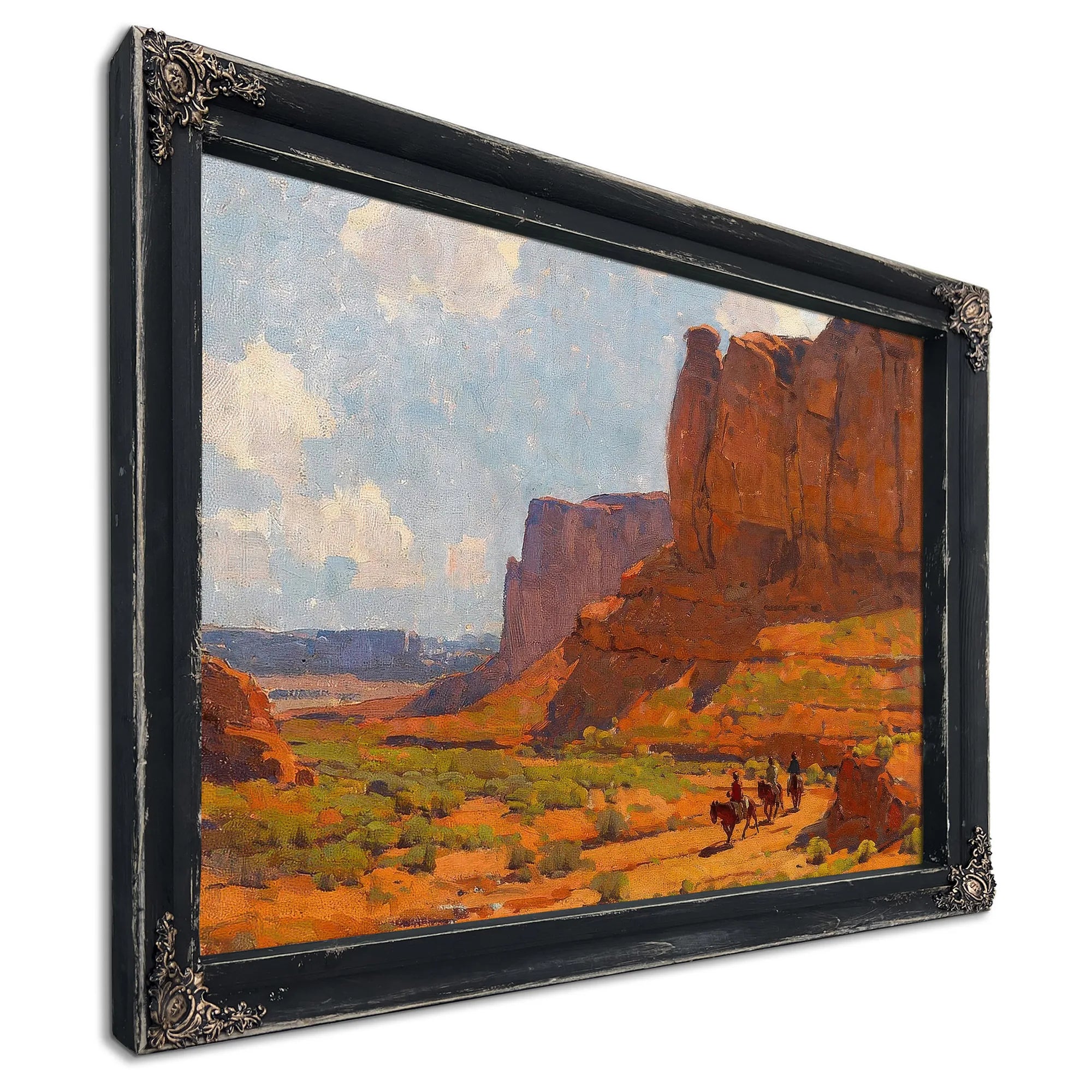 Monument Valley, Riverbed By Edgar Payne Fine Art Print