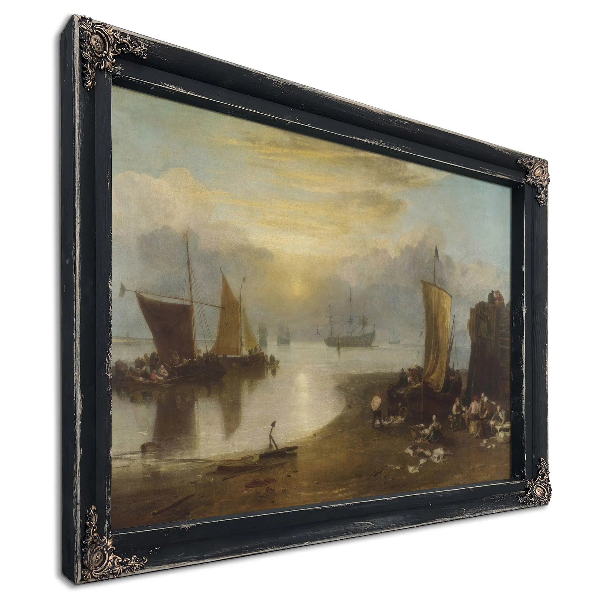 Sun Rising Through Vapour By Joseph Mallord William Turner Fine Art Print