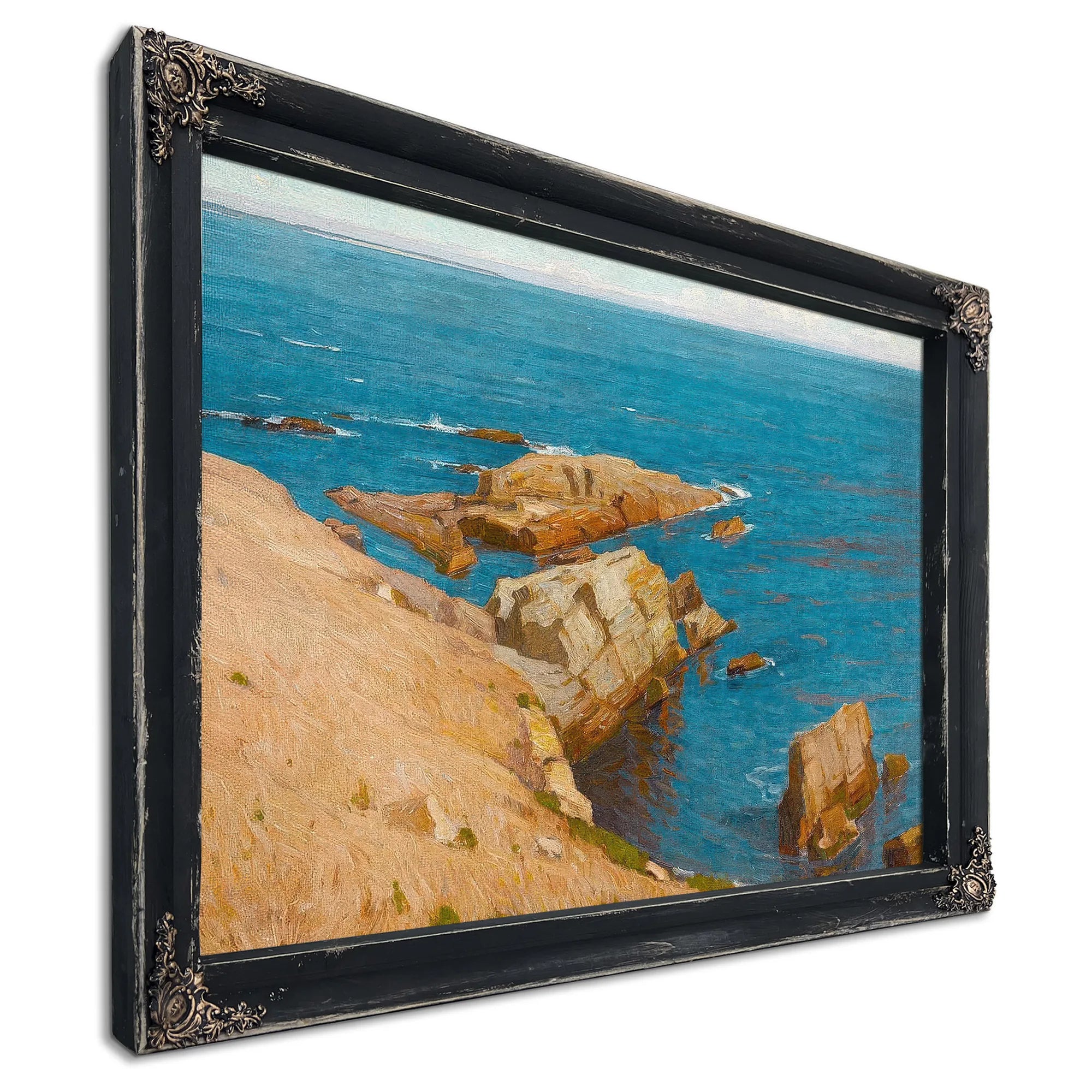 The Silent Summer Sea By William Wendt Fine Art Print
