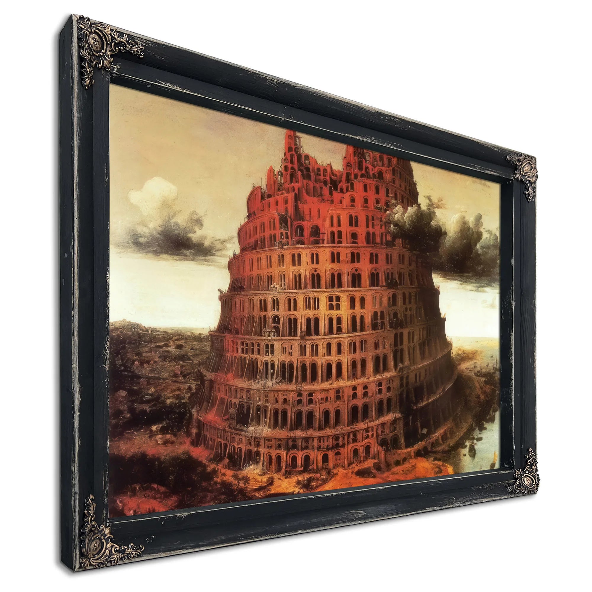 The Little Tower Of Babel 2 By Pieter Bruegel Fine Art Print