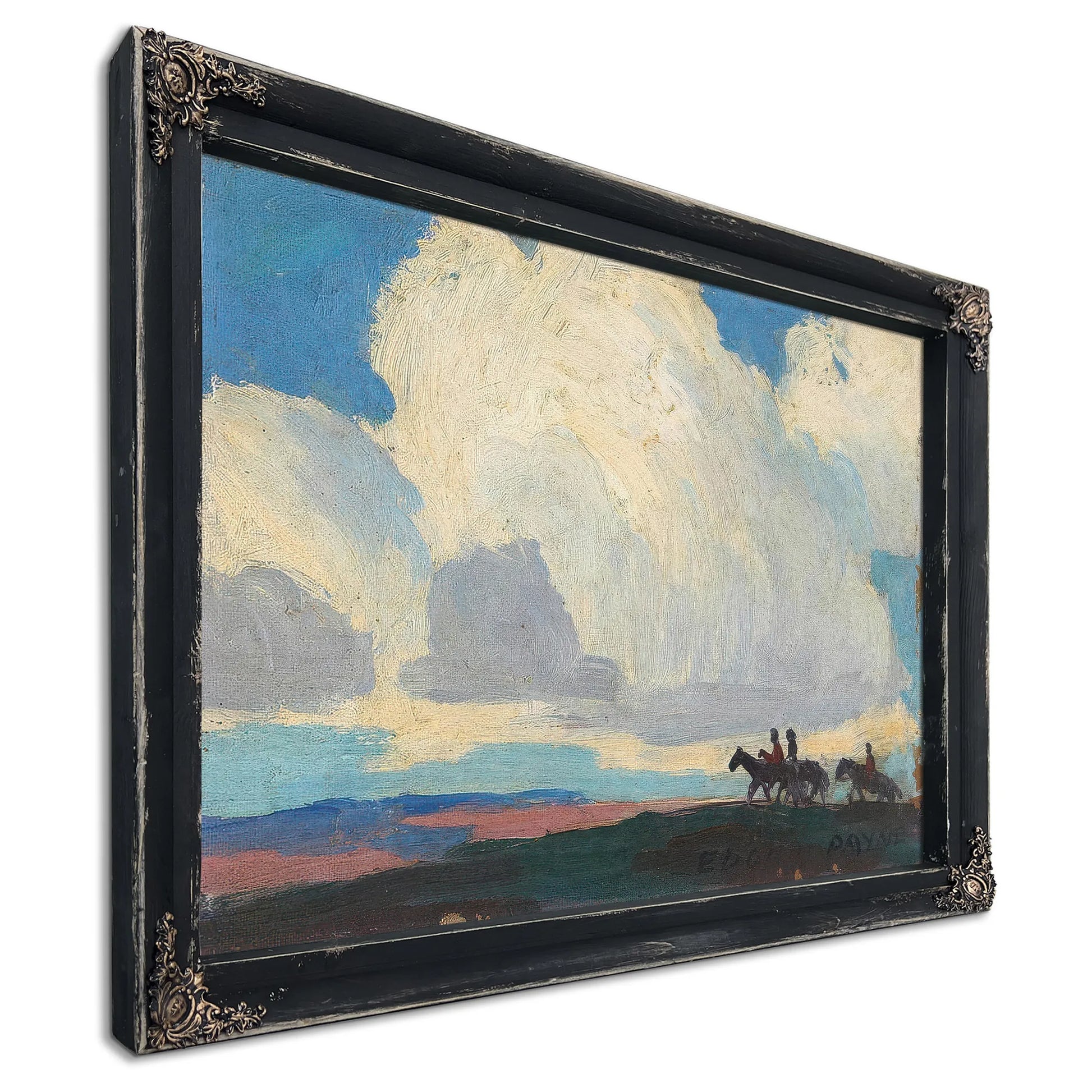Riders Under The Clouds By Edgar Payne Fine Art Print