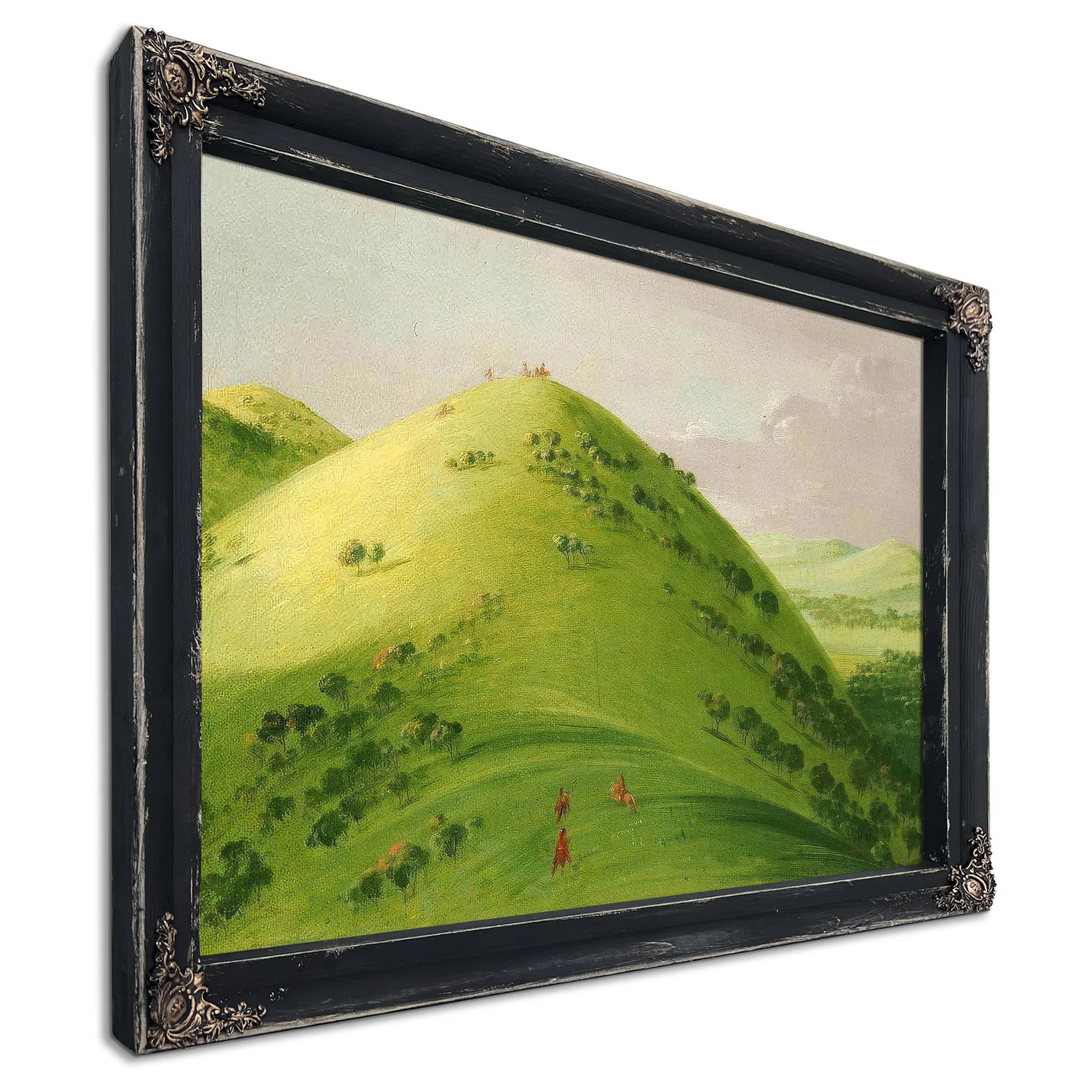 Beautiful Prairie Bluffs, Upper Mississippi By George Catlin Fine Art Print