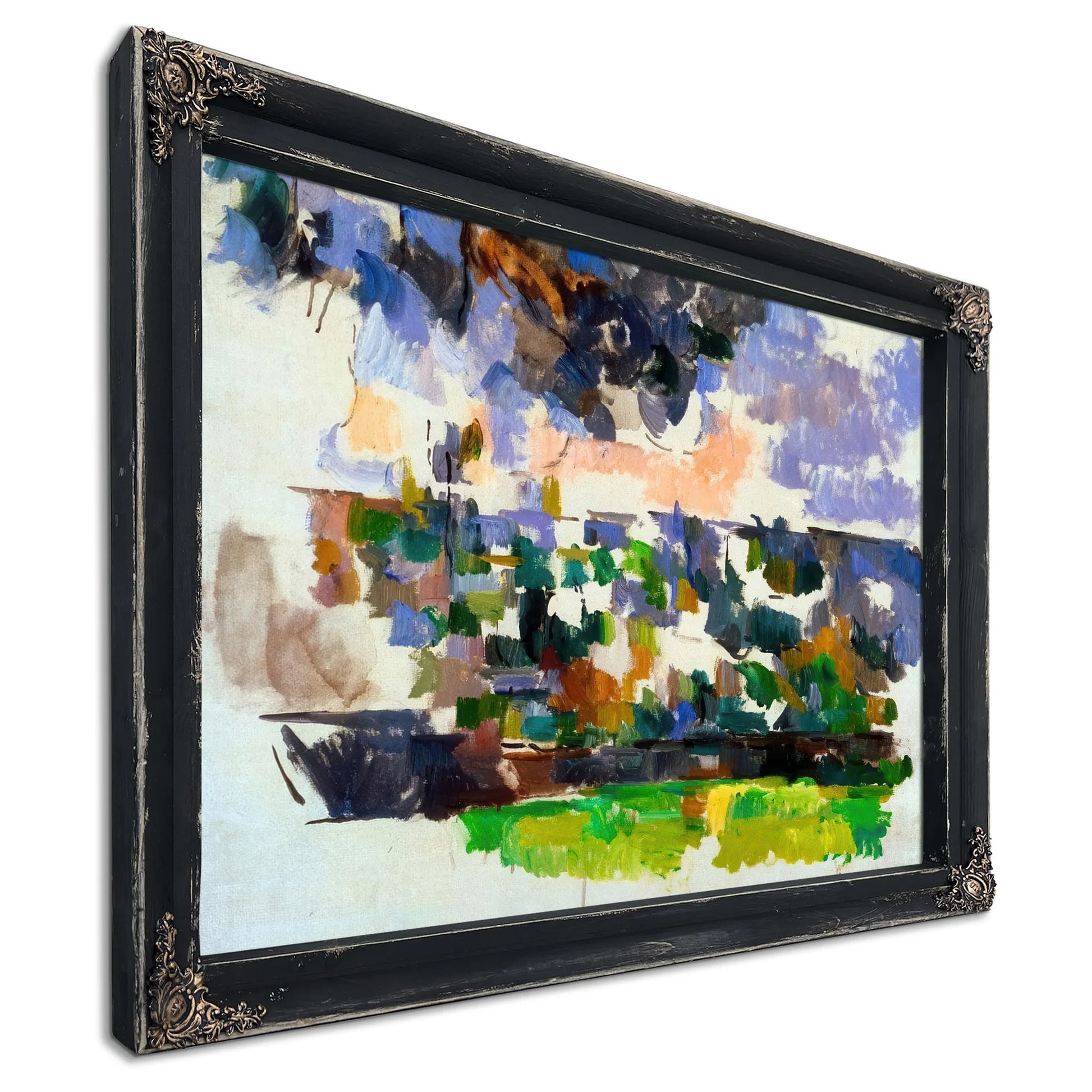 The Garden At Les Lauves By Paul Cezanne Fine Art Print